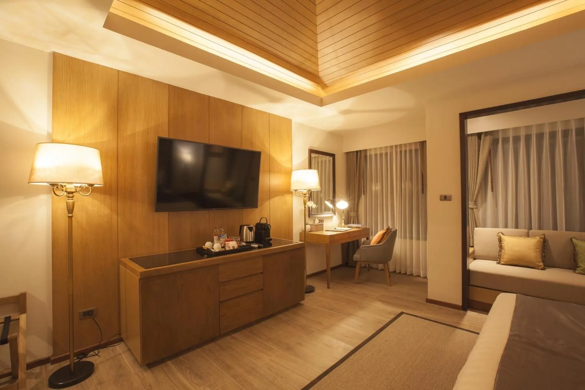 TV and multimedia, Bed in Jomkitti Boutique Hotel