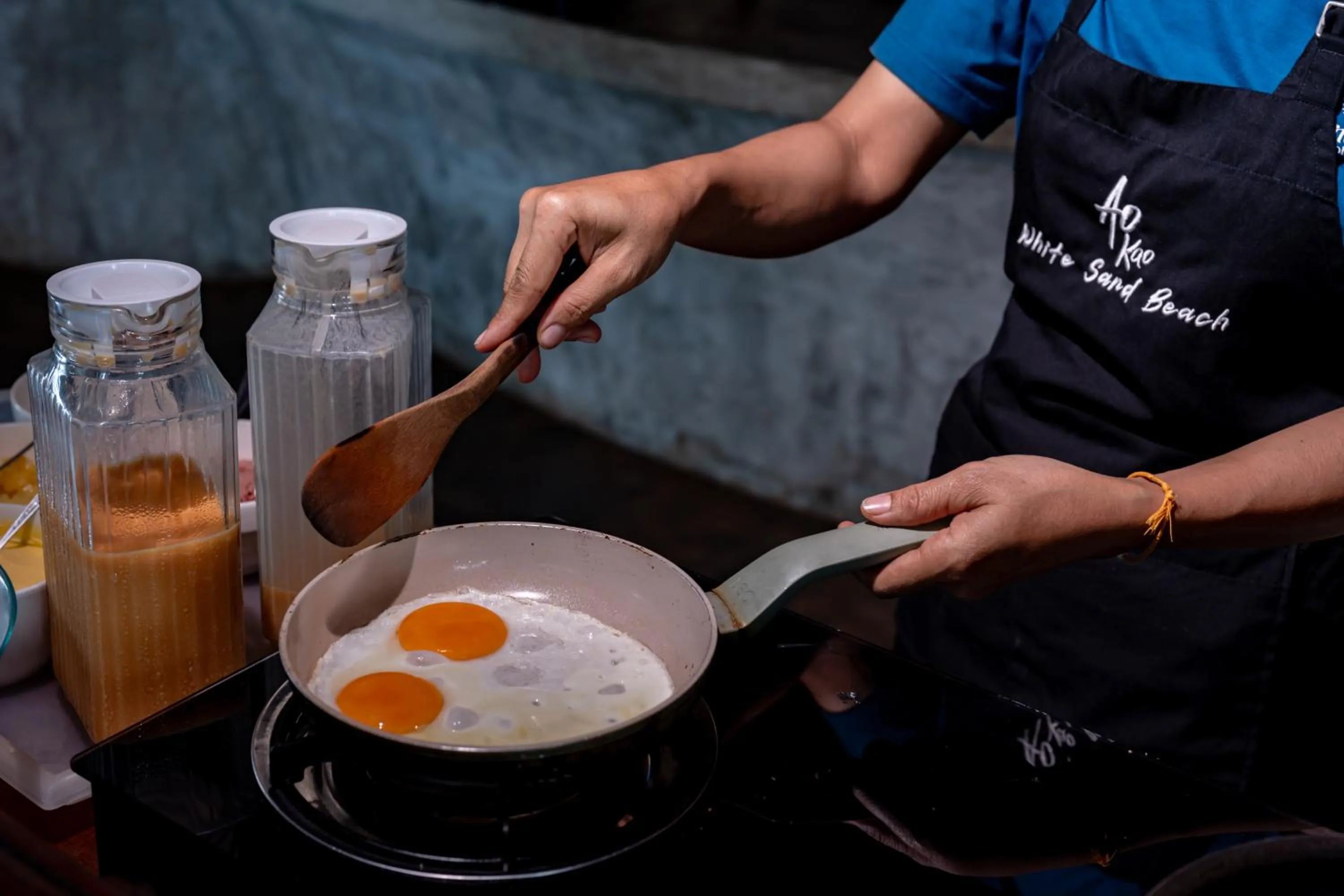 Breakfast in Koh Mak White Sand Beach