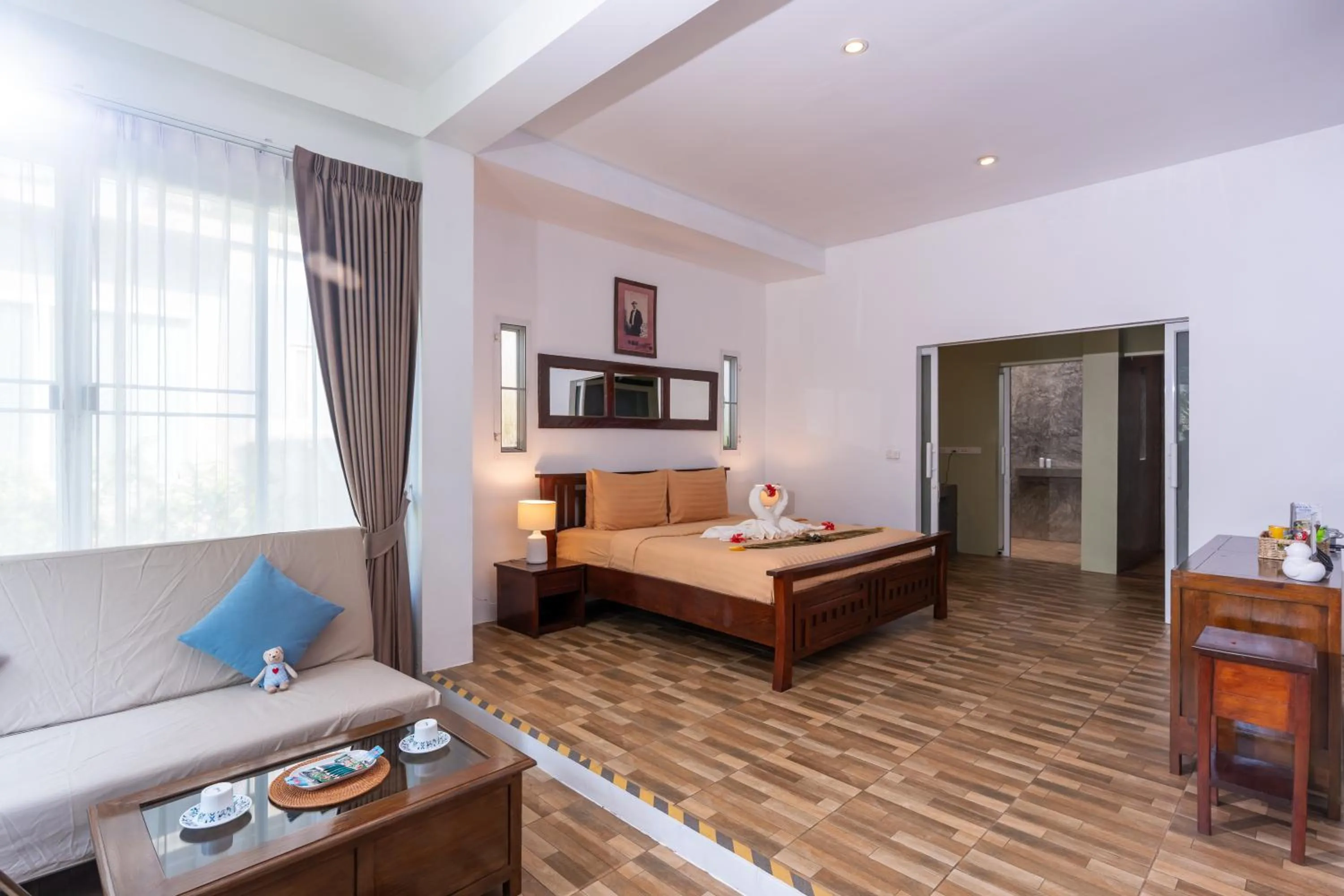 Bed in Koh Mak White Sand Beach