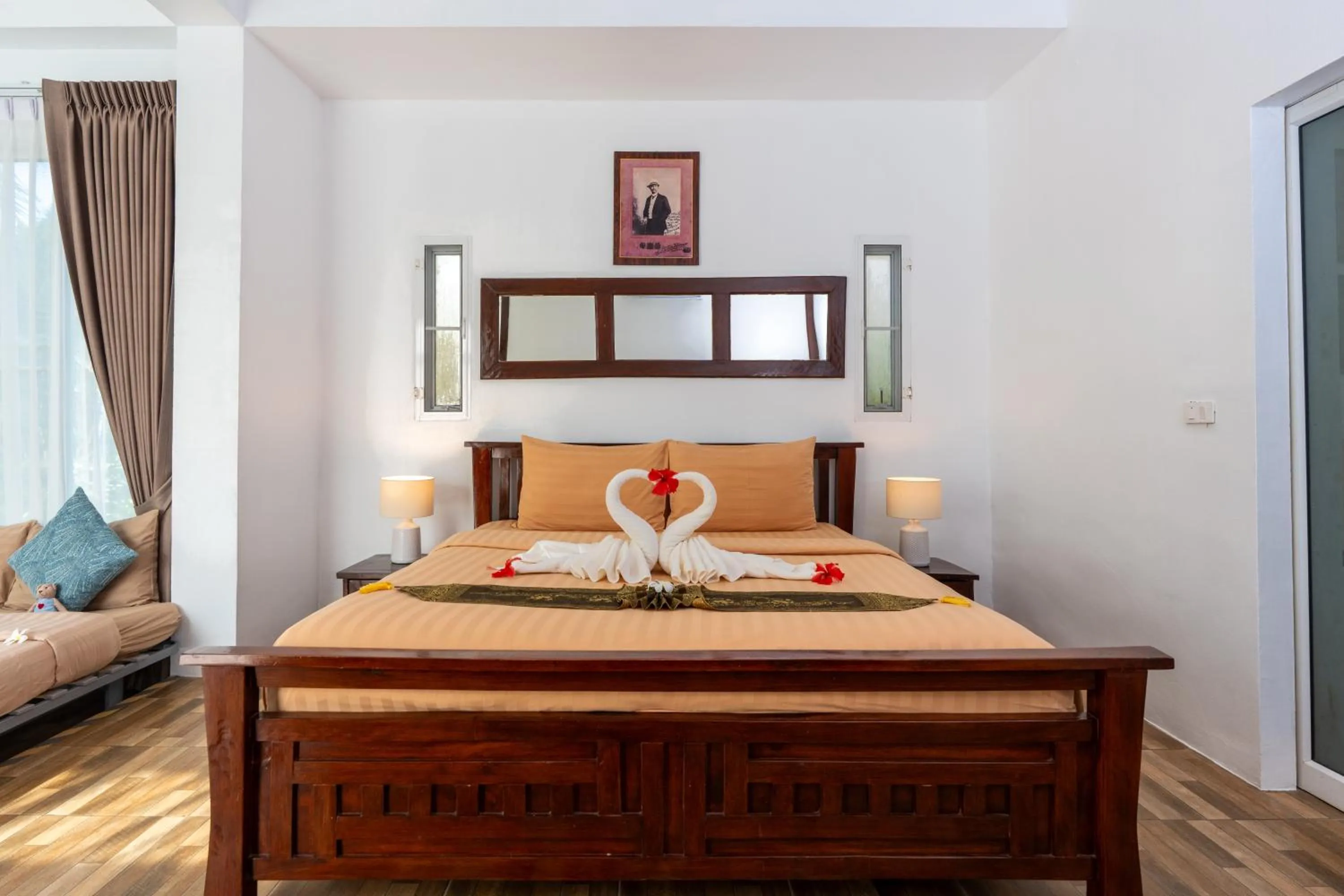 Bed in Koh Mak White Sand Beach