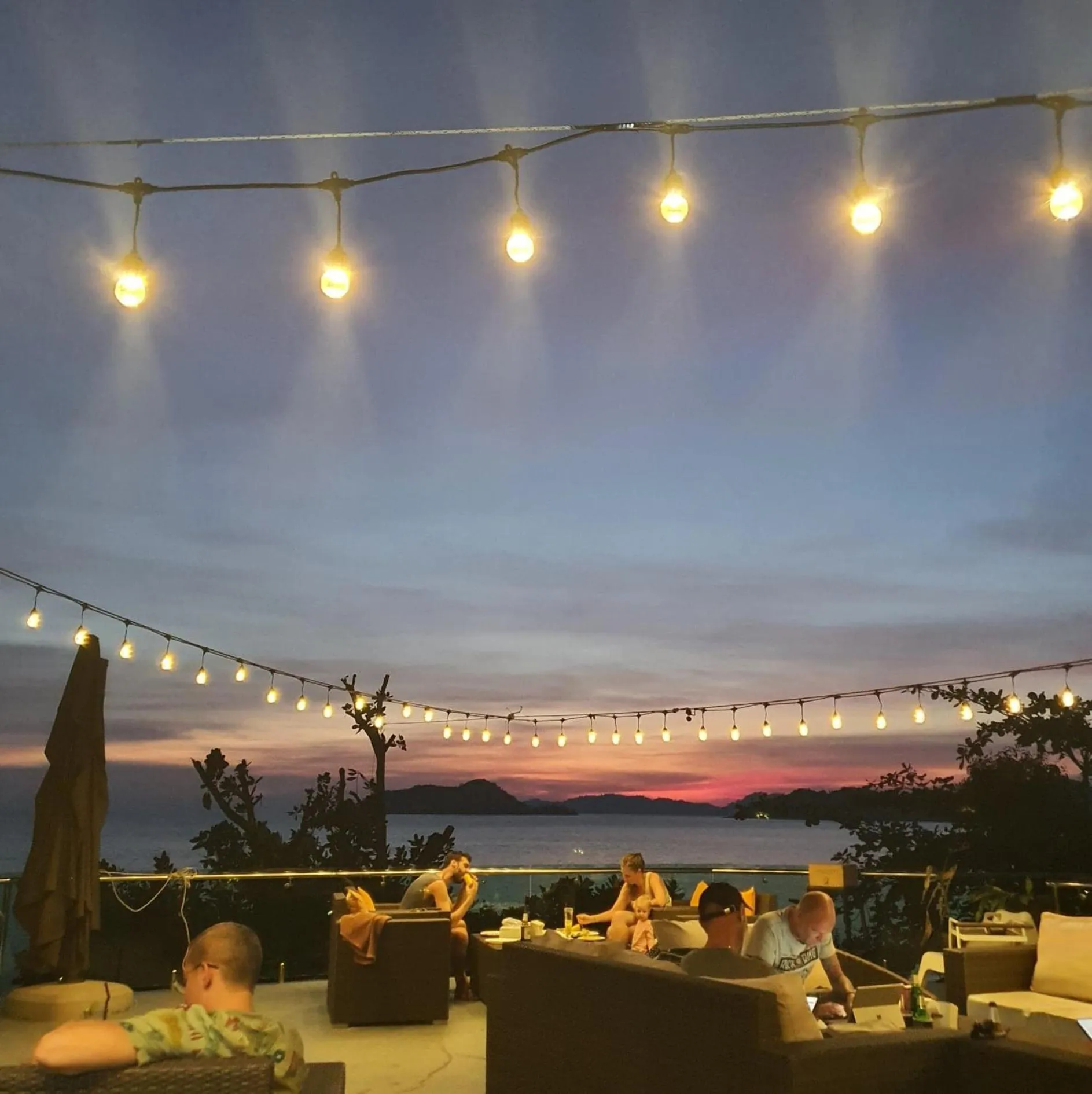 Sunset in Koh Mak White Sand Beach