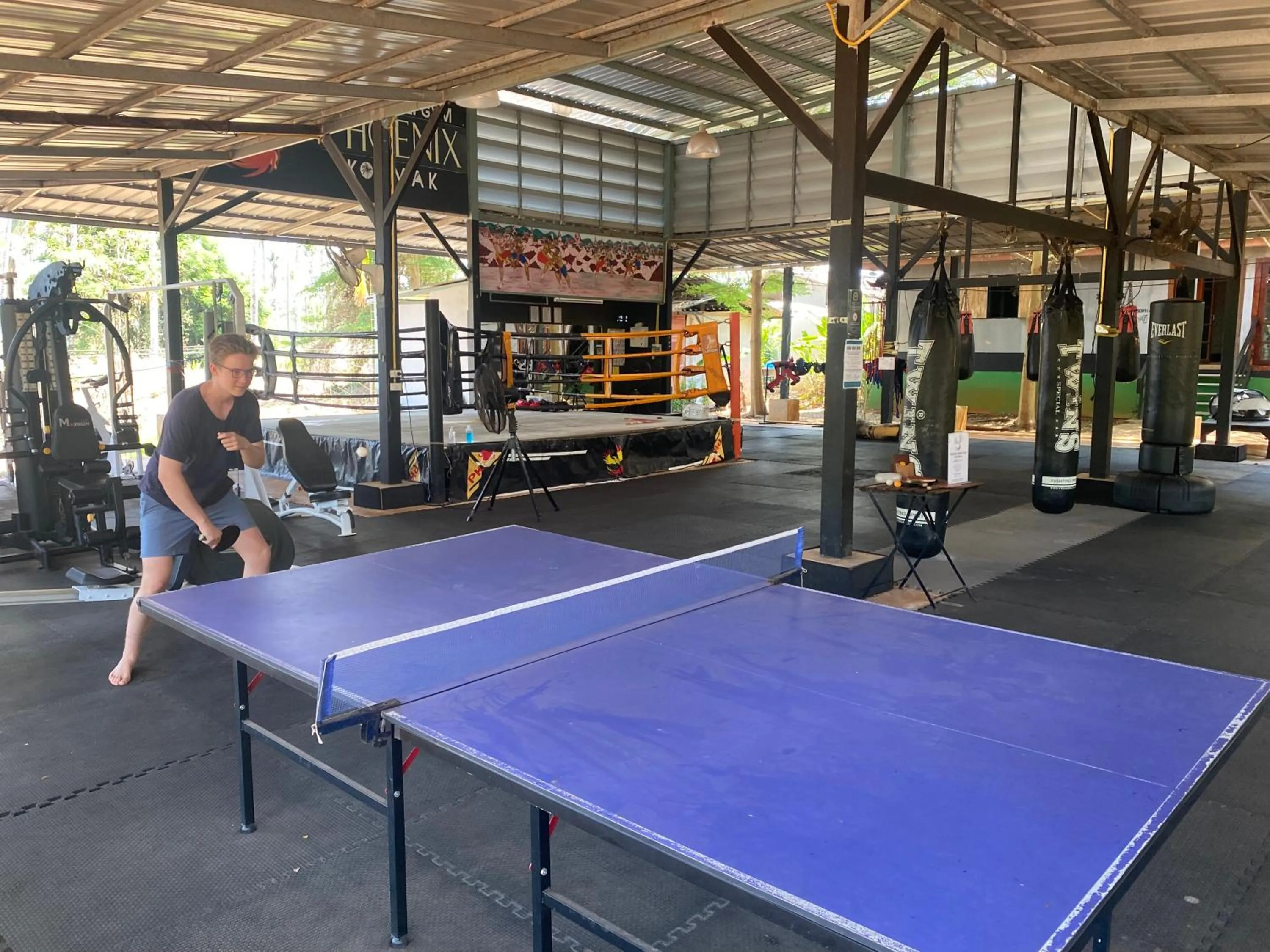 Table tennis in Koh Mak White Sand Beach