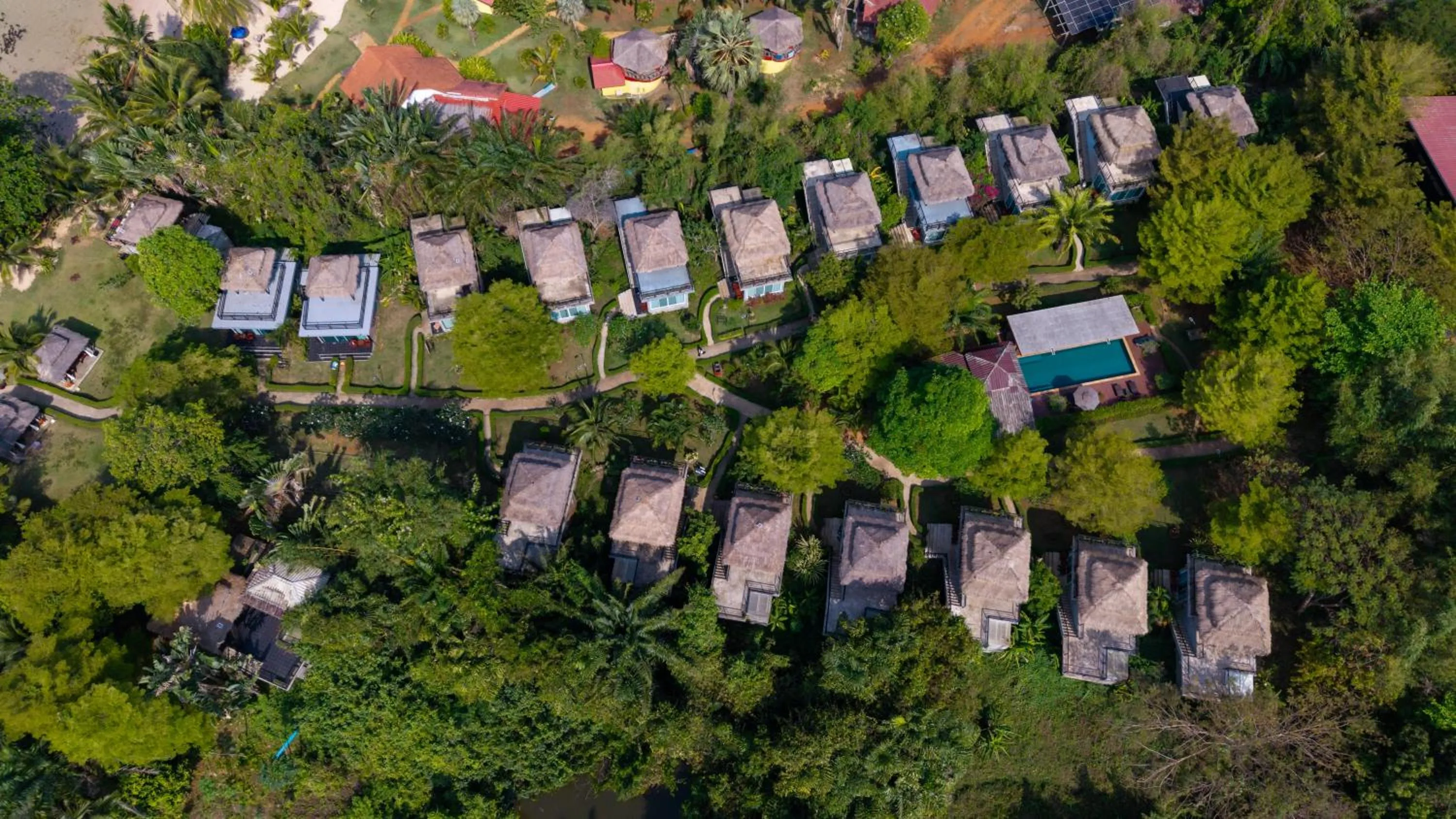 Natural landscape in Koh Mak White Sand Beach