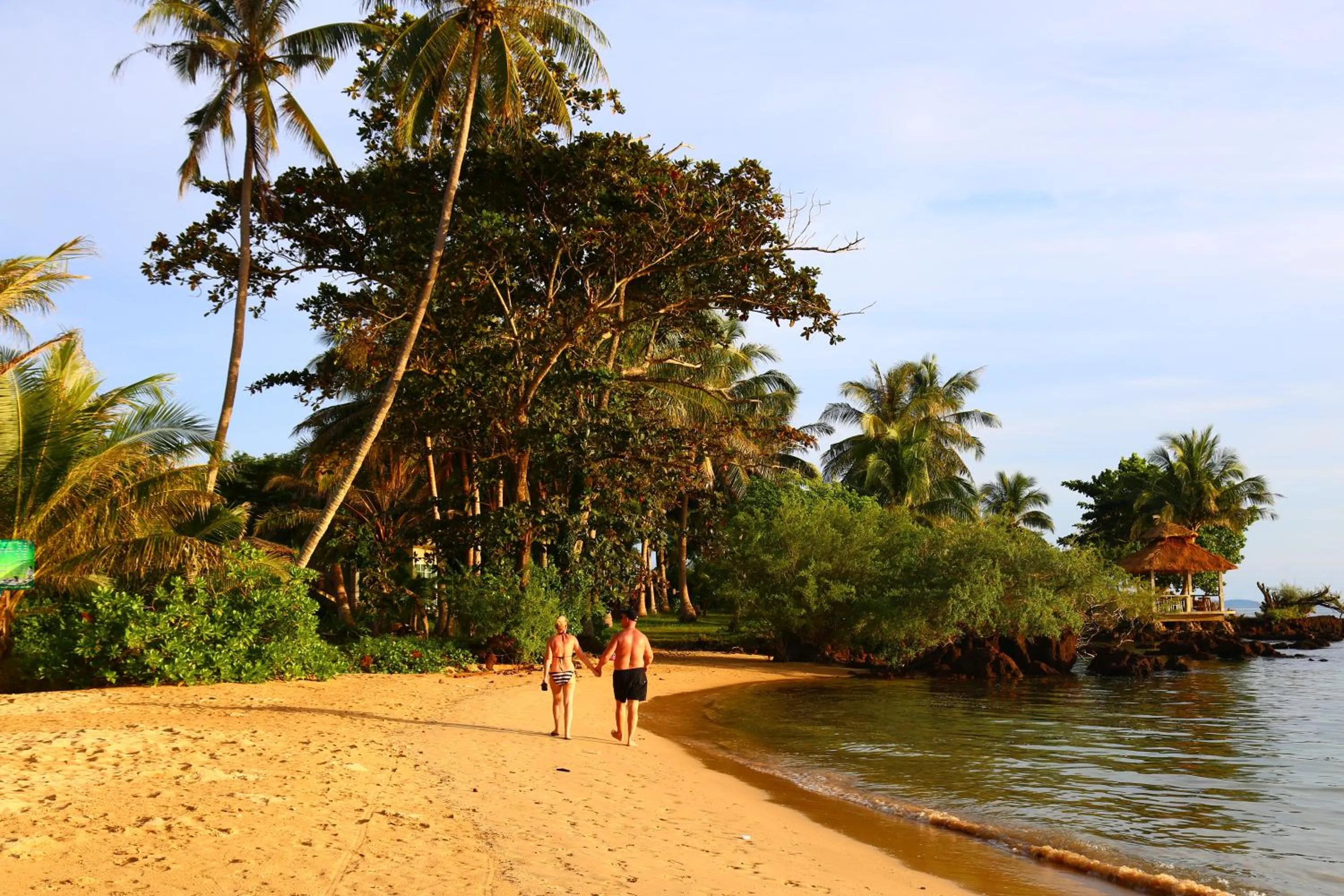 Beach in Koh Mak White Sand Beach