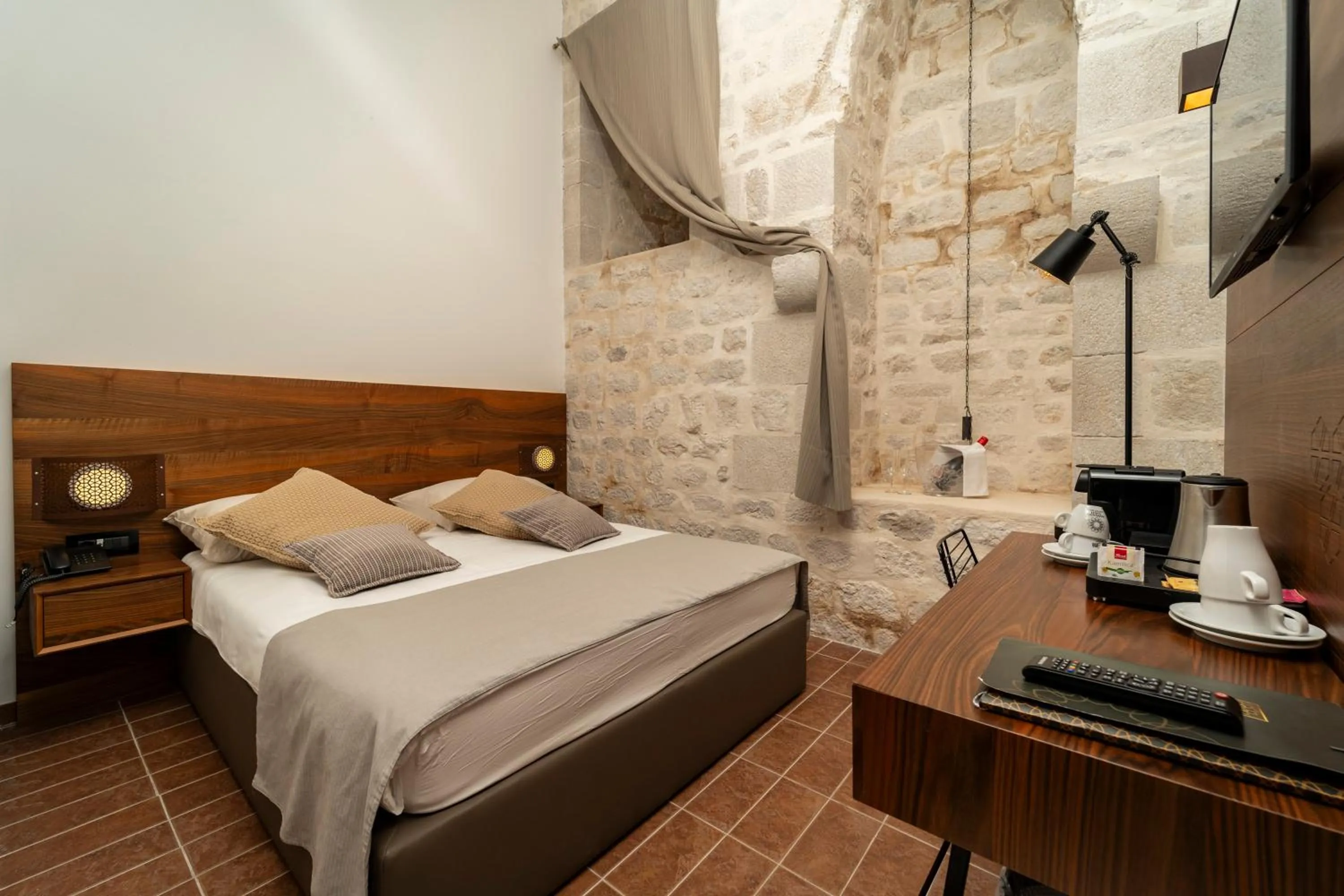 Bed in Heritage Hotel Maskovica Han