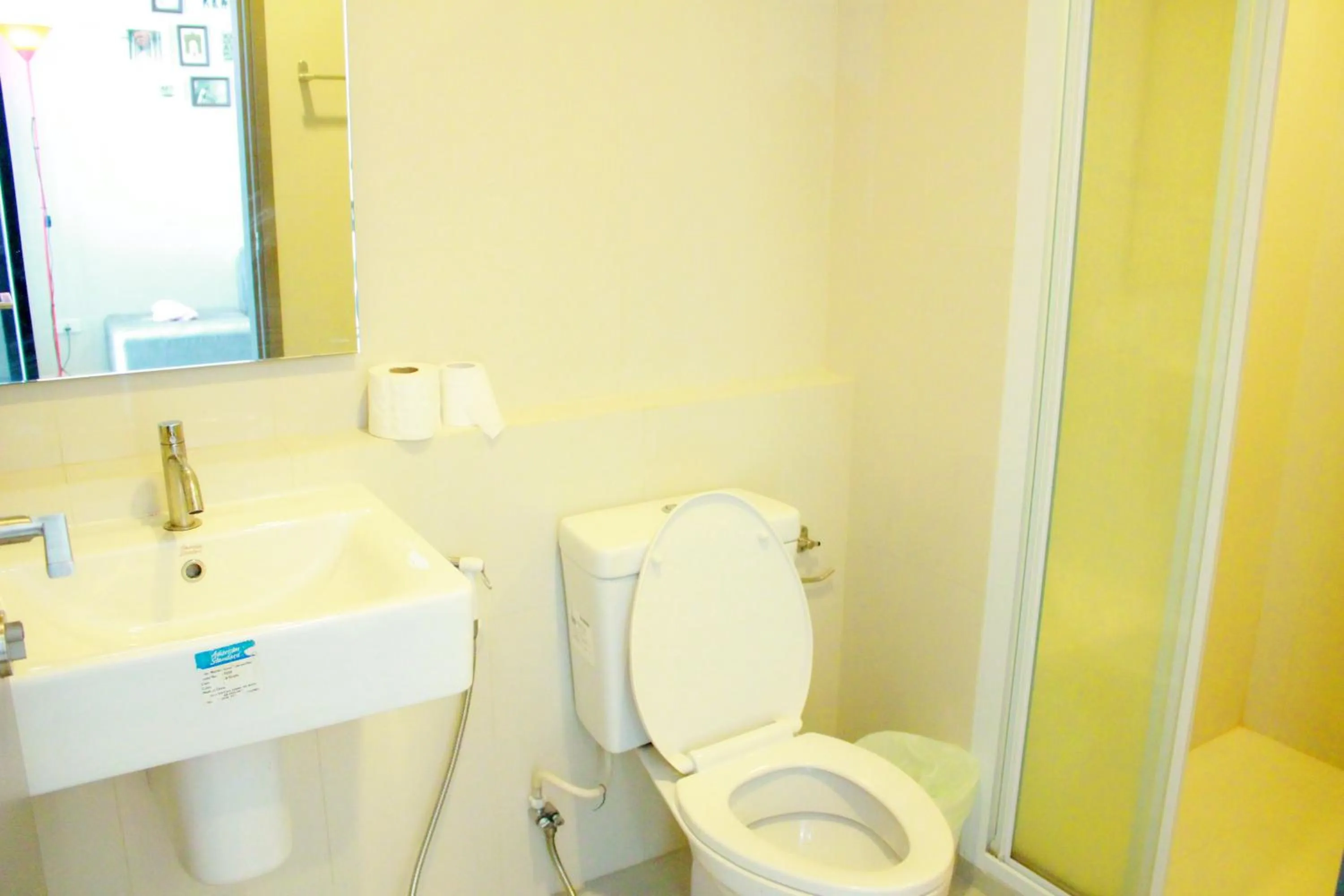 Bathroom in LLX Apartments at The Base condo