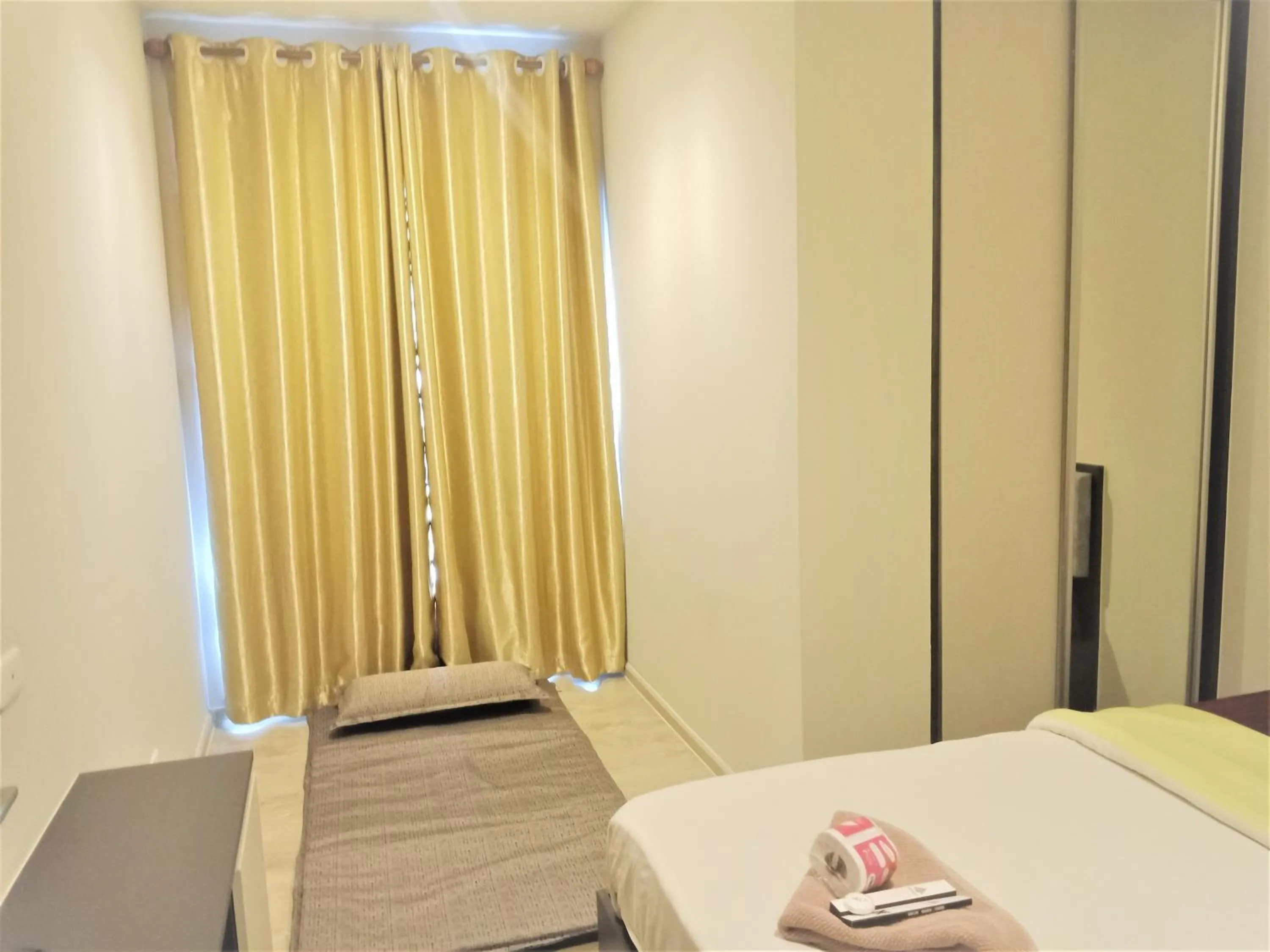 Bedroom, Bed in LLX Apartments at The Base condo