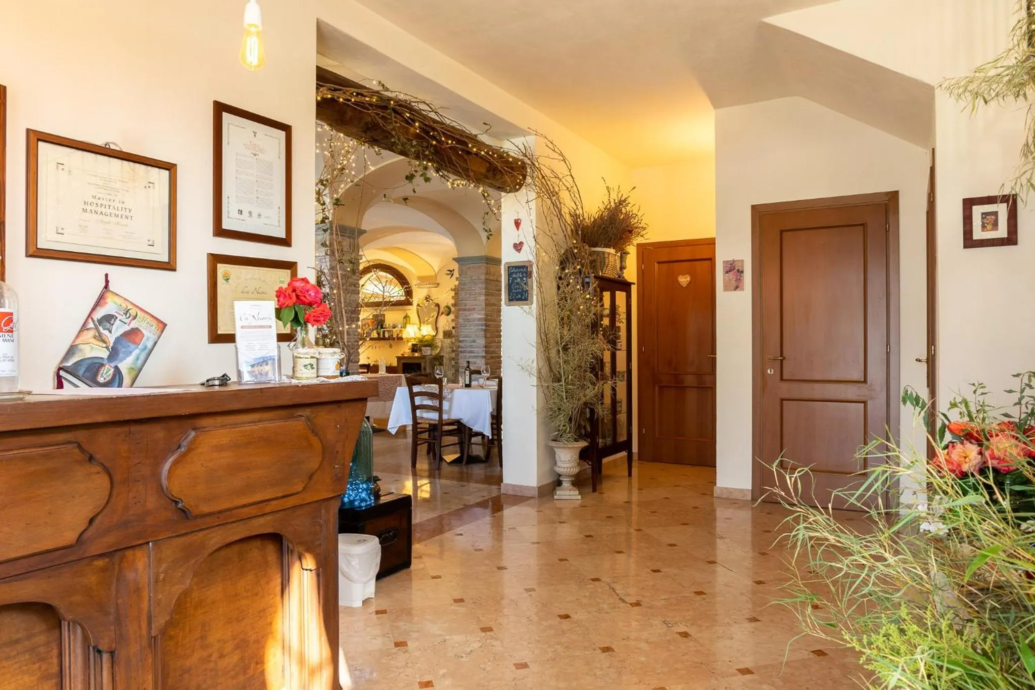Lobby or reception in Agriturismo Cà Nuova