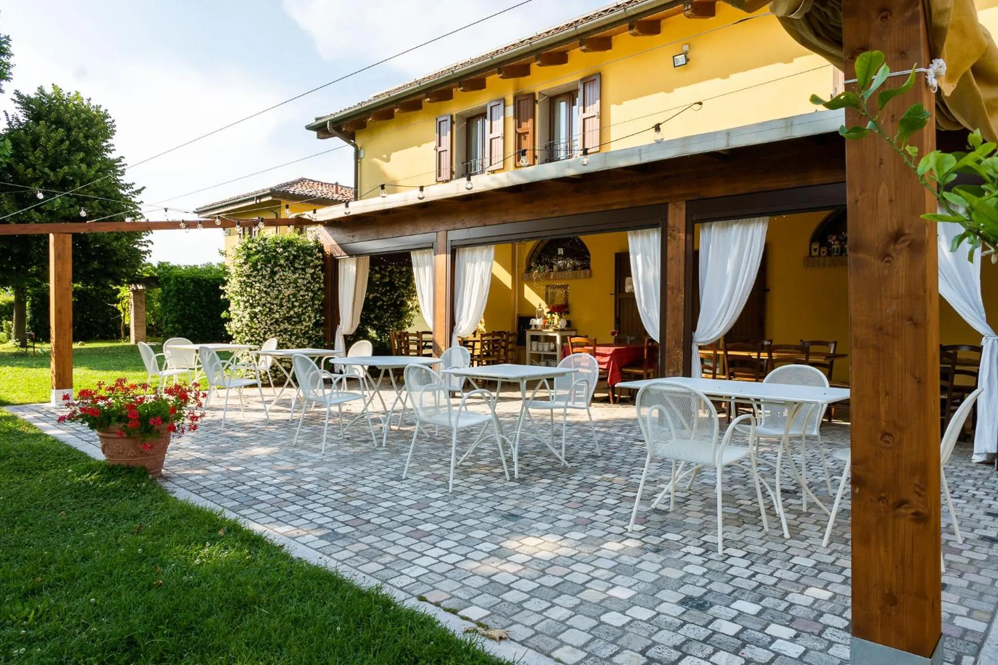 Garden view in Agriturismo Cà Nuova