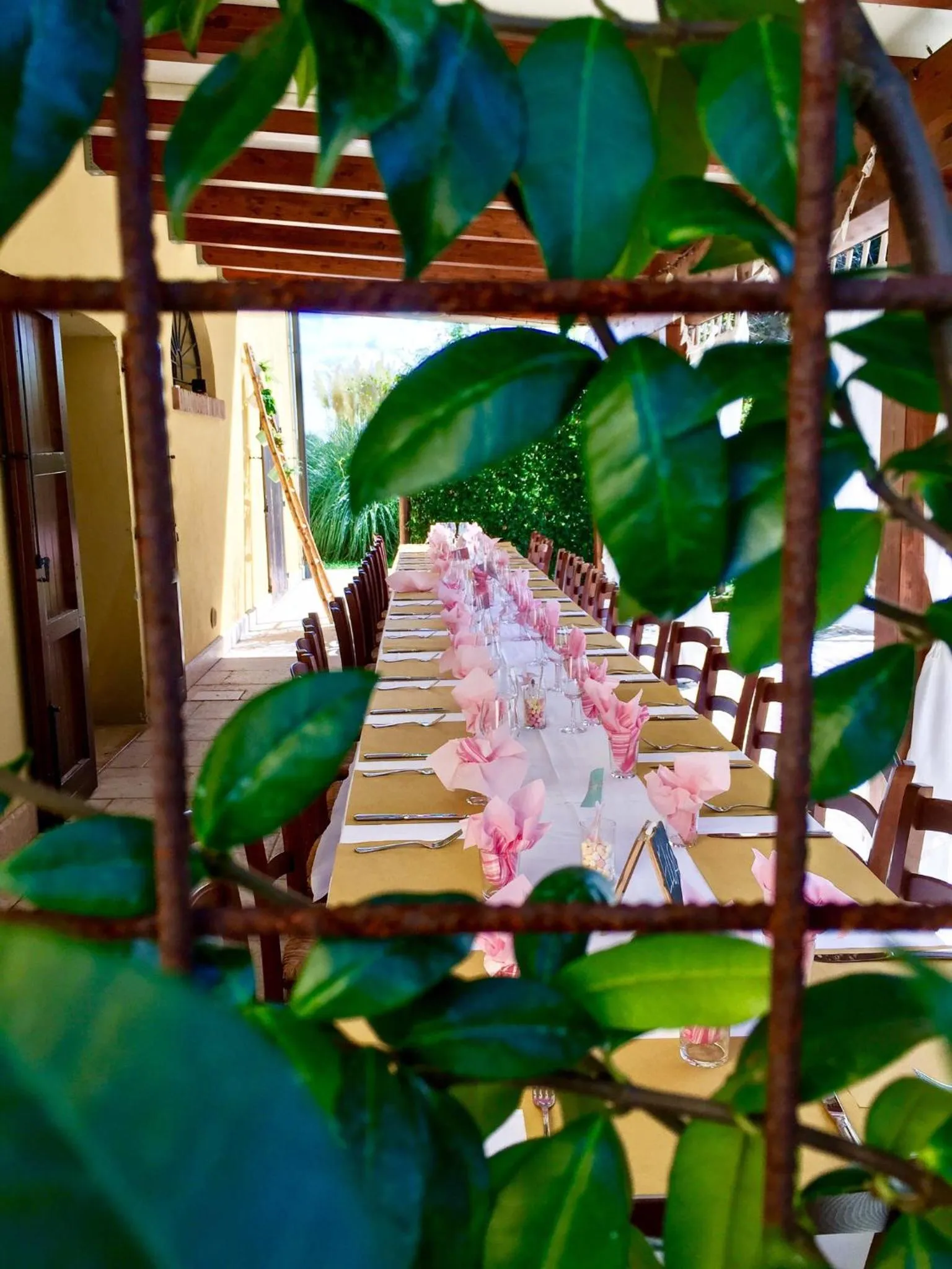 Patio in Agriturismo Cà Nuova