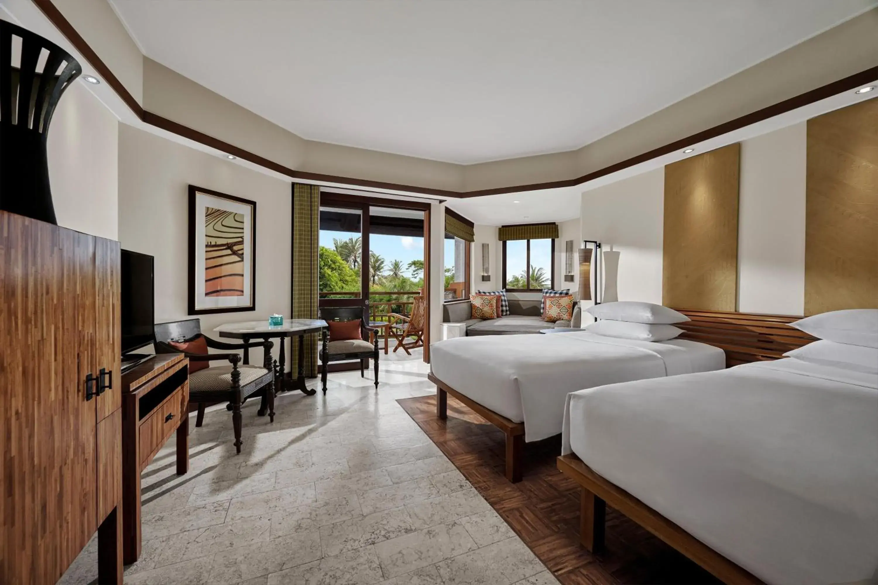 Twin Room with Garden View in Grand Hyatt Bali Twin Room with Garden View in Grand Hyatt Bali