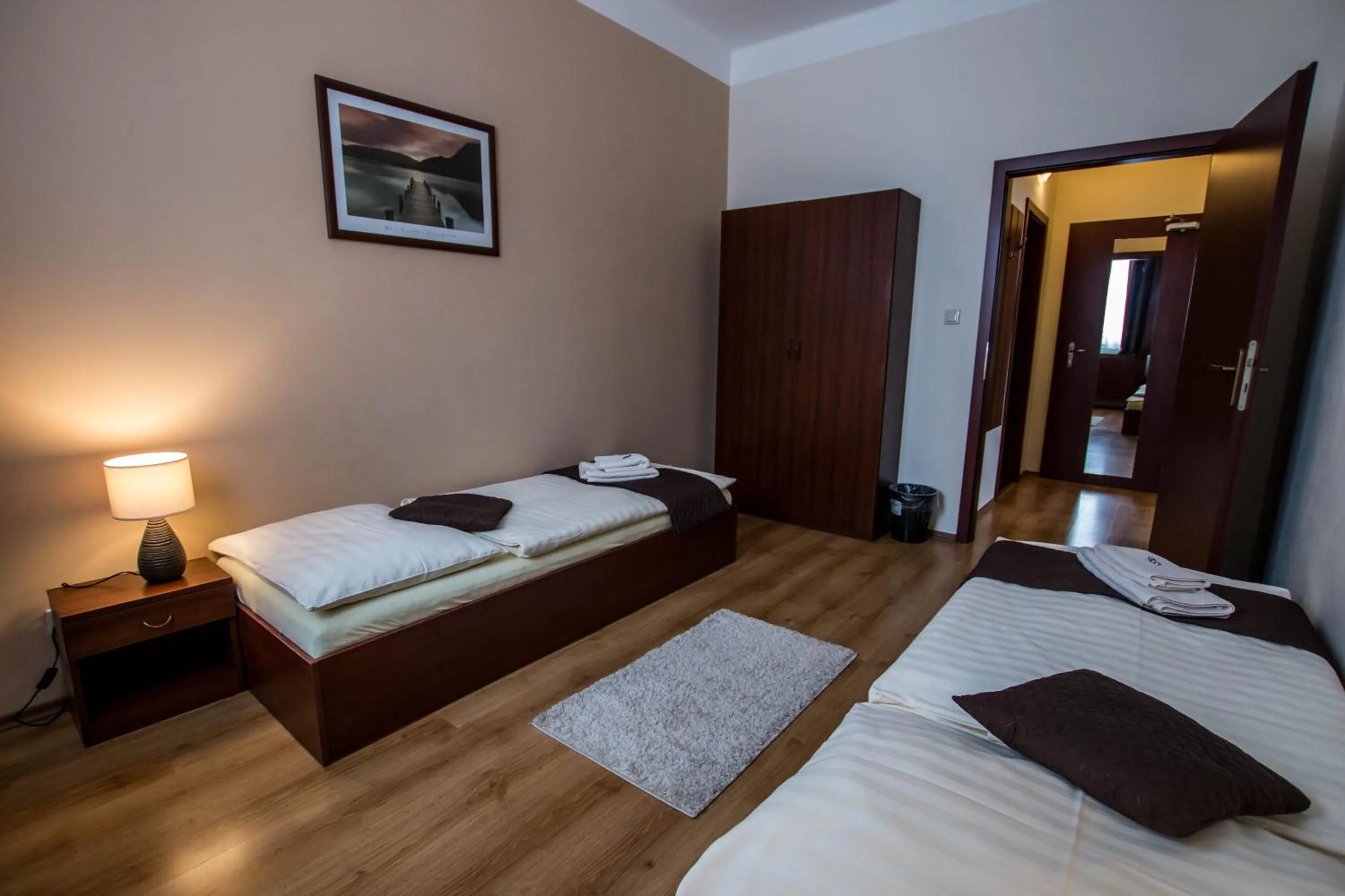 Bed in Penzion FIT - Contactless check in