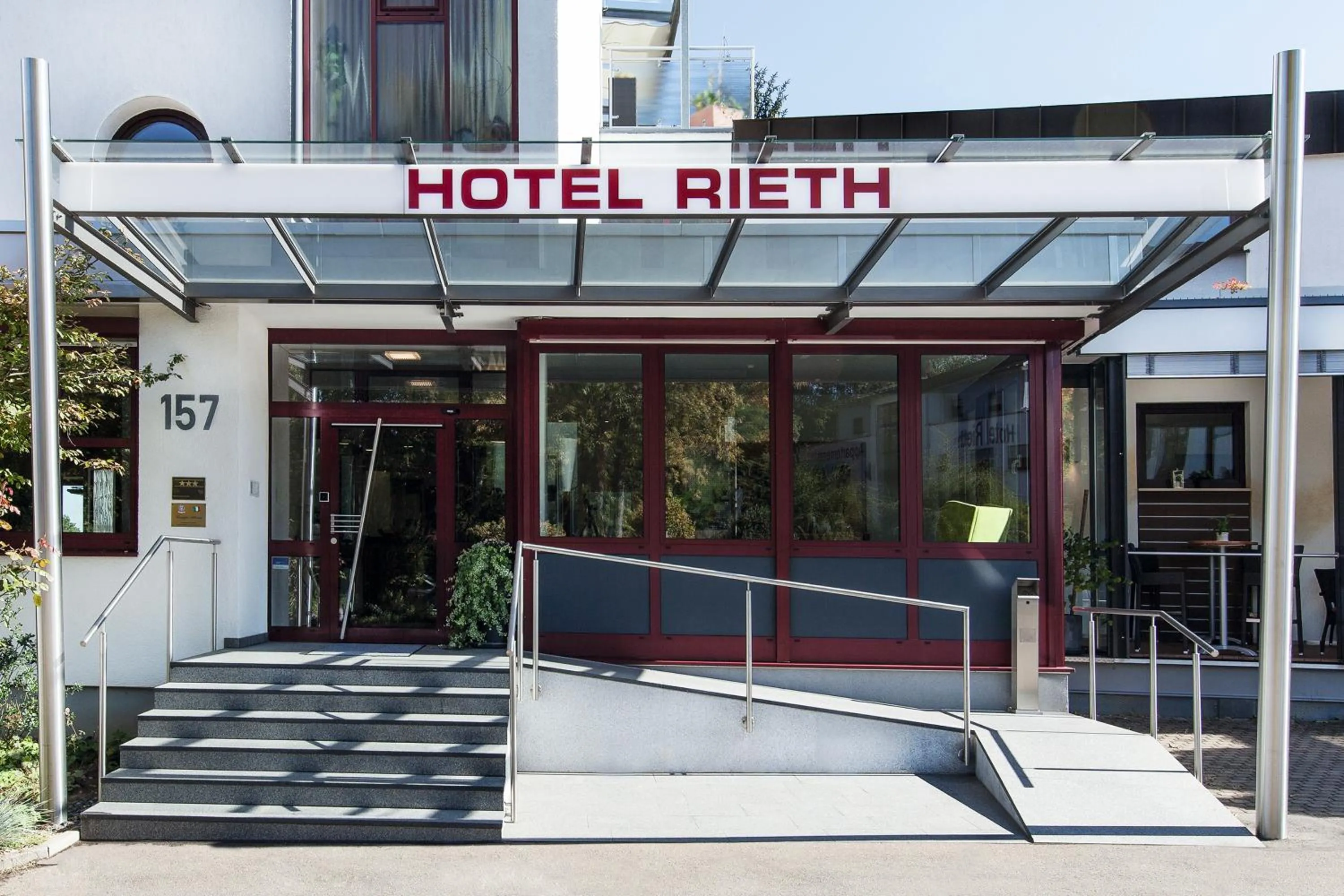 Facade/entrance in Hotel Rieth