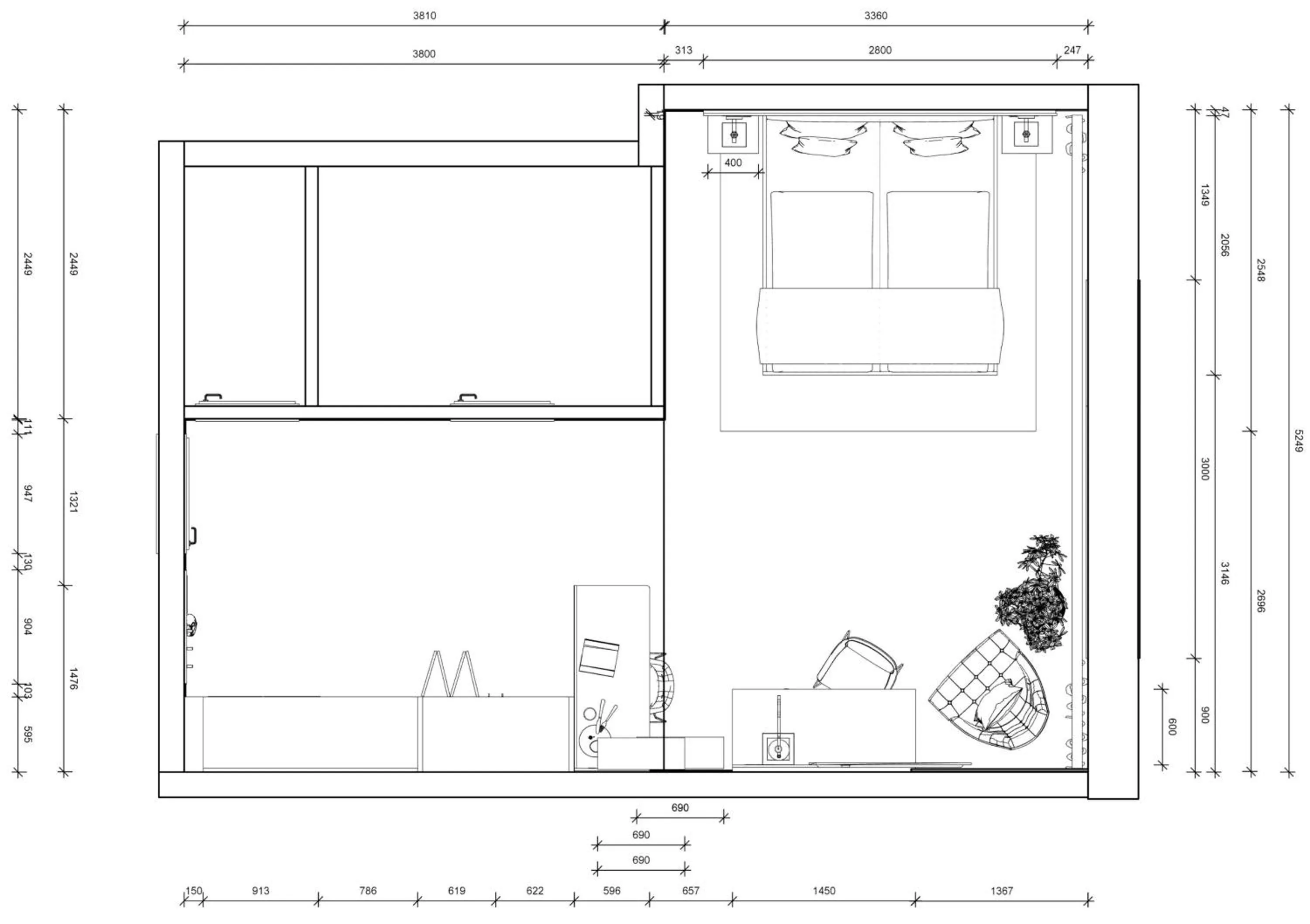 Photo of the whole room in Hotel Rieth