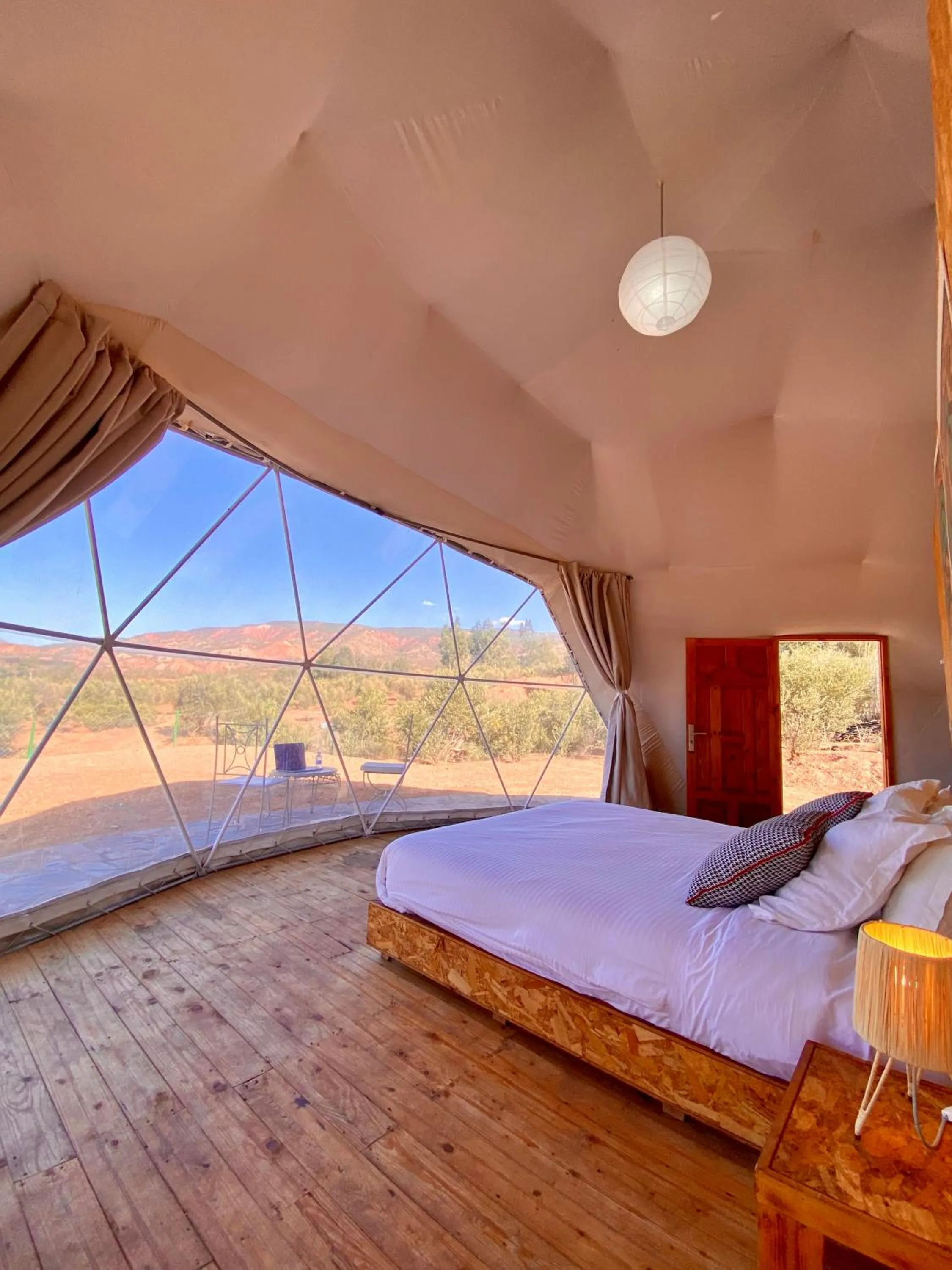Bed in Ksar Shama - Atlas Mountain Escape
