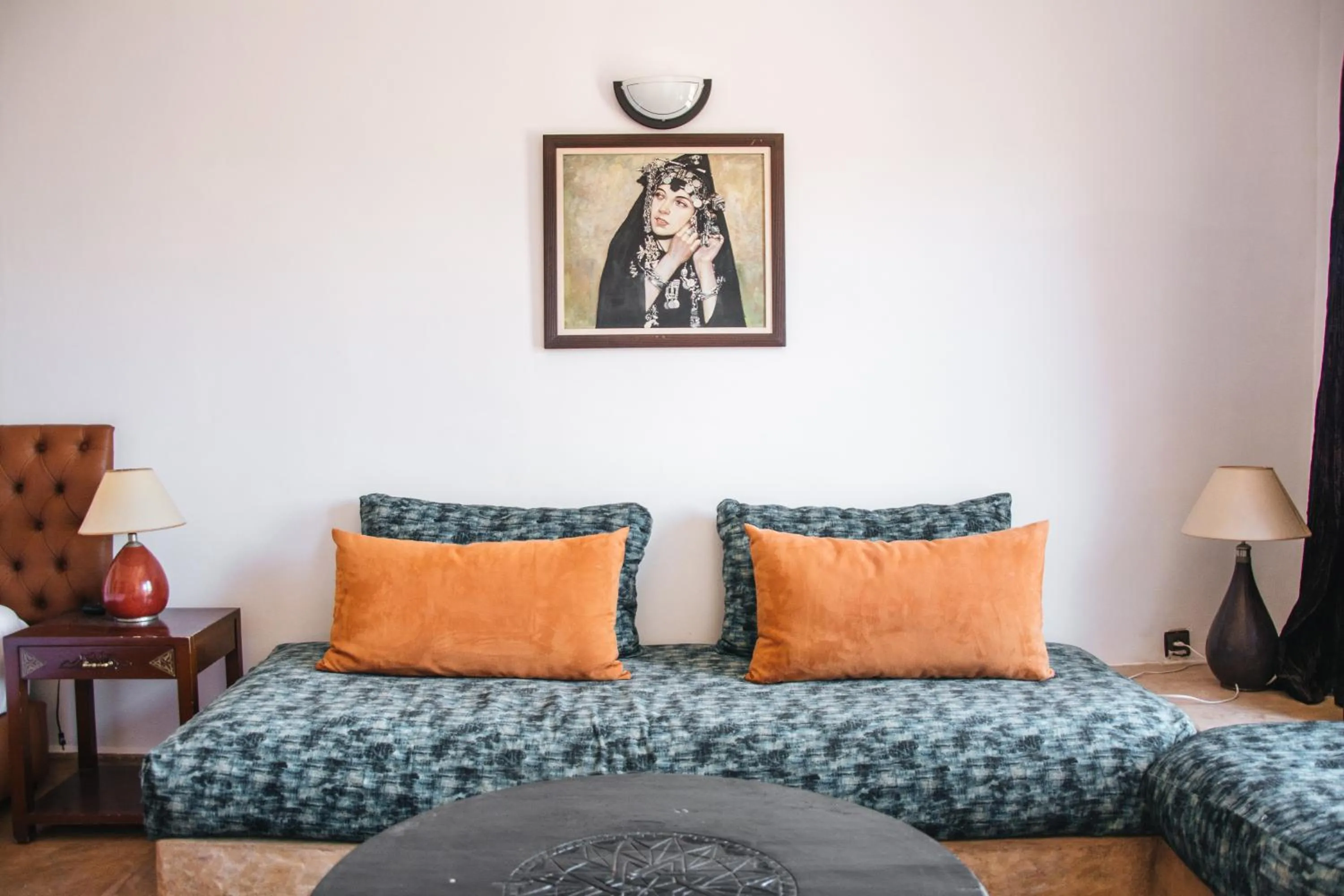 Bed in Ksar Shama - Atlas Mountain Escape