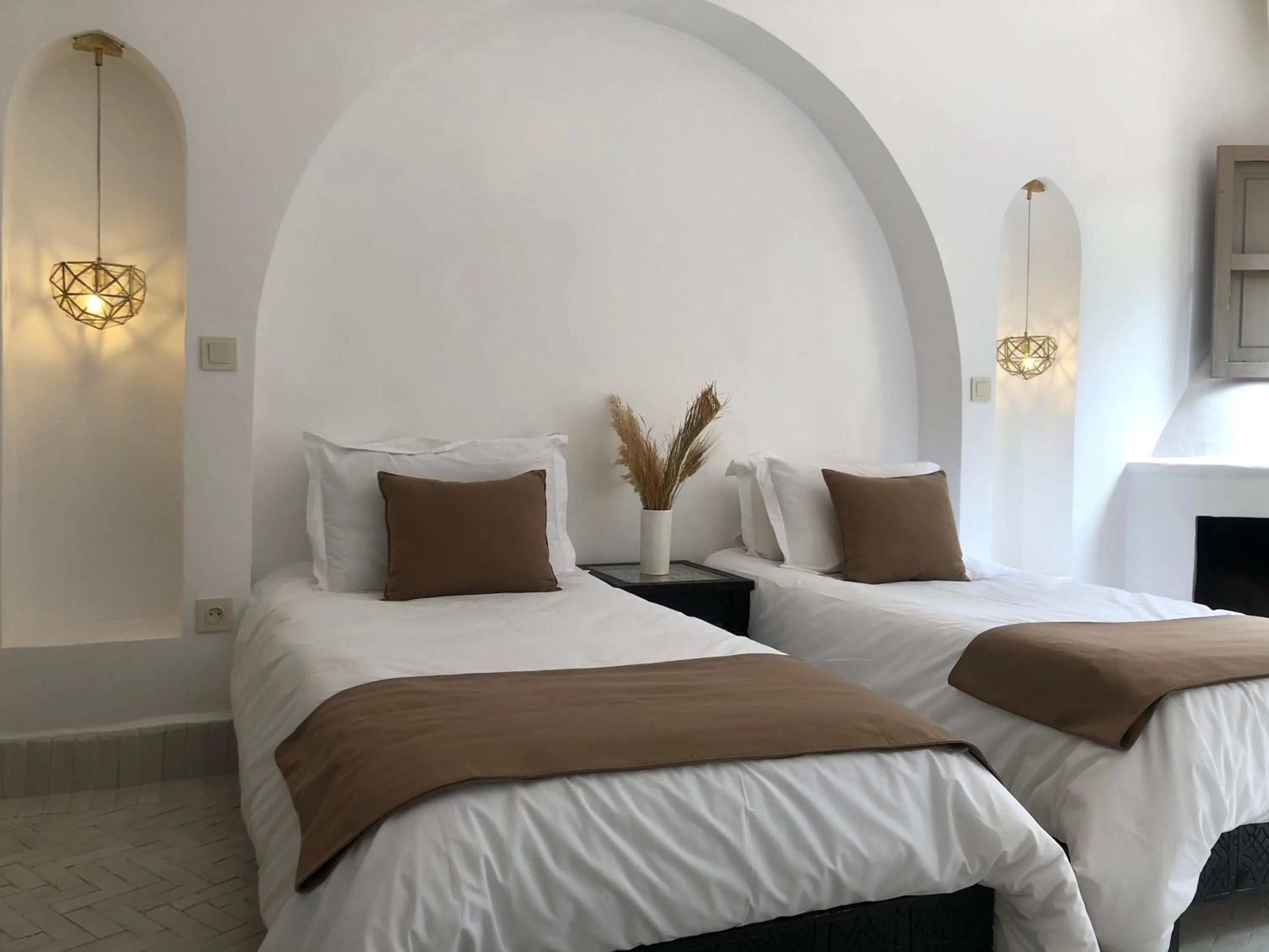 Bed in Ksar Shama - Atlas Mountain Escape