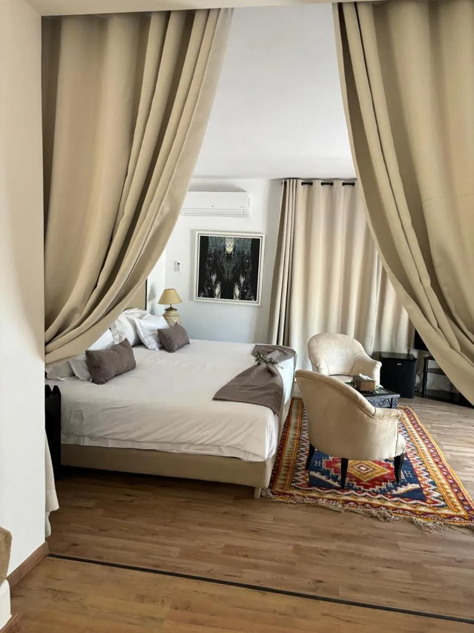 Bed in Ksar Shama - Atlas Mountain Escape