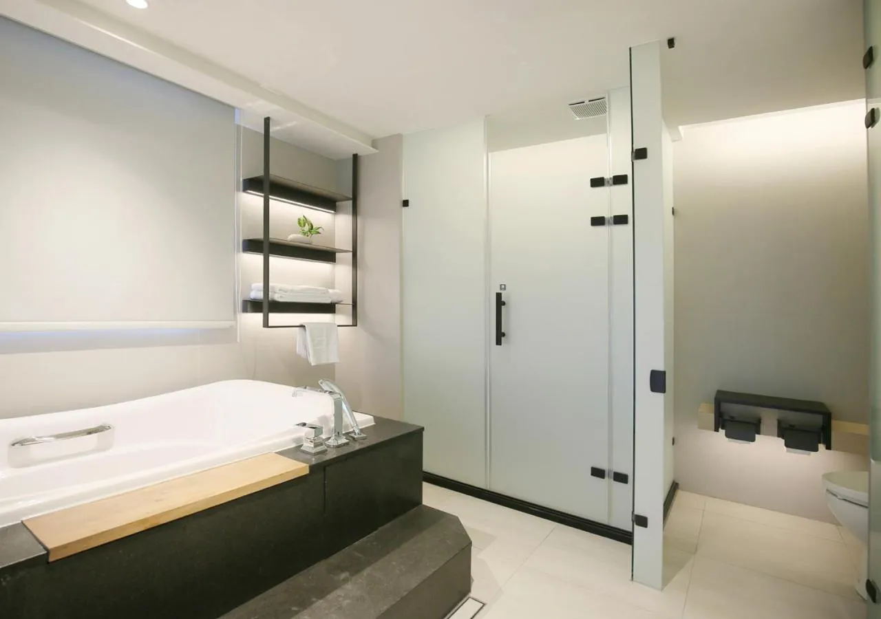Bathroom, Bed in Dandy Hotel-Daan Park Branch