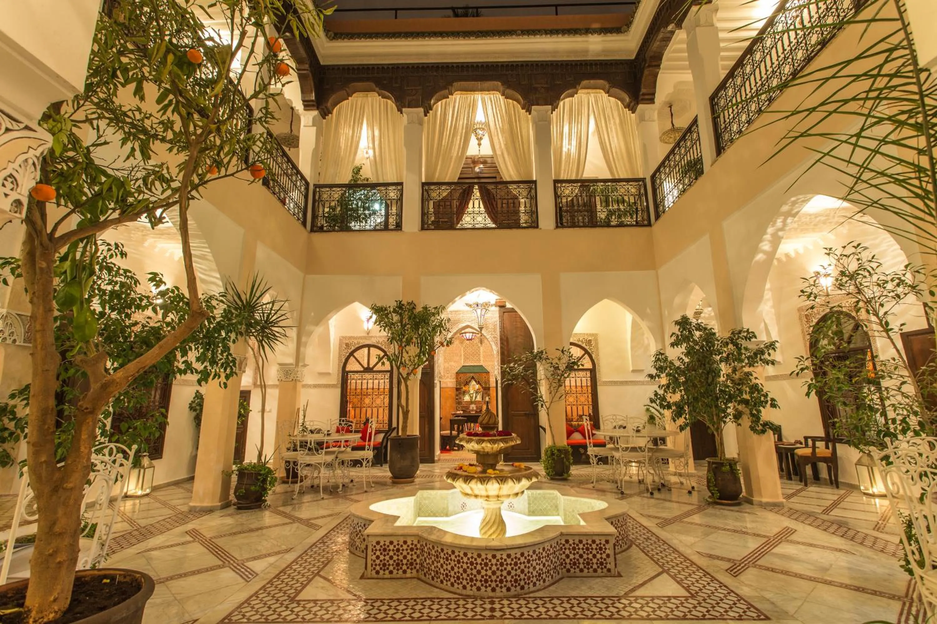 Patio in Riad Nasreen