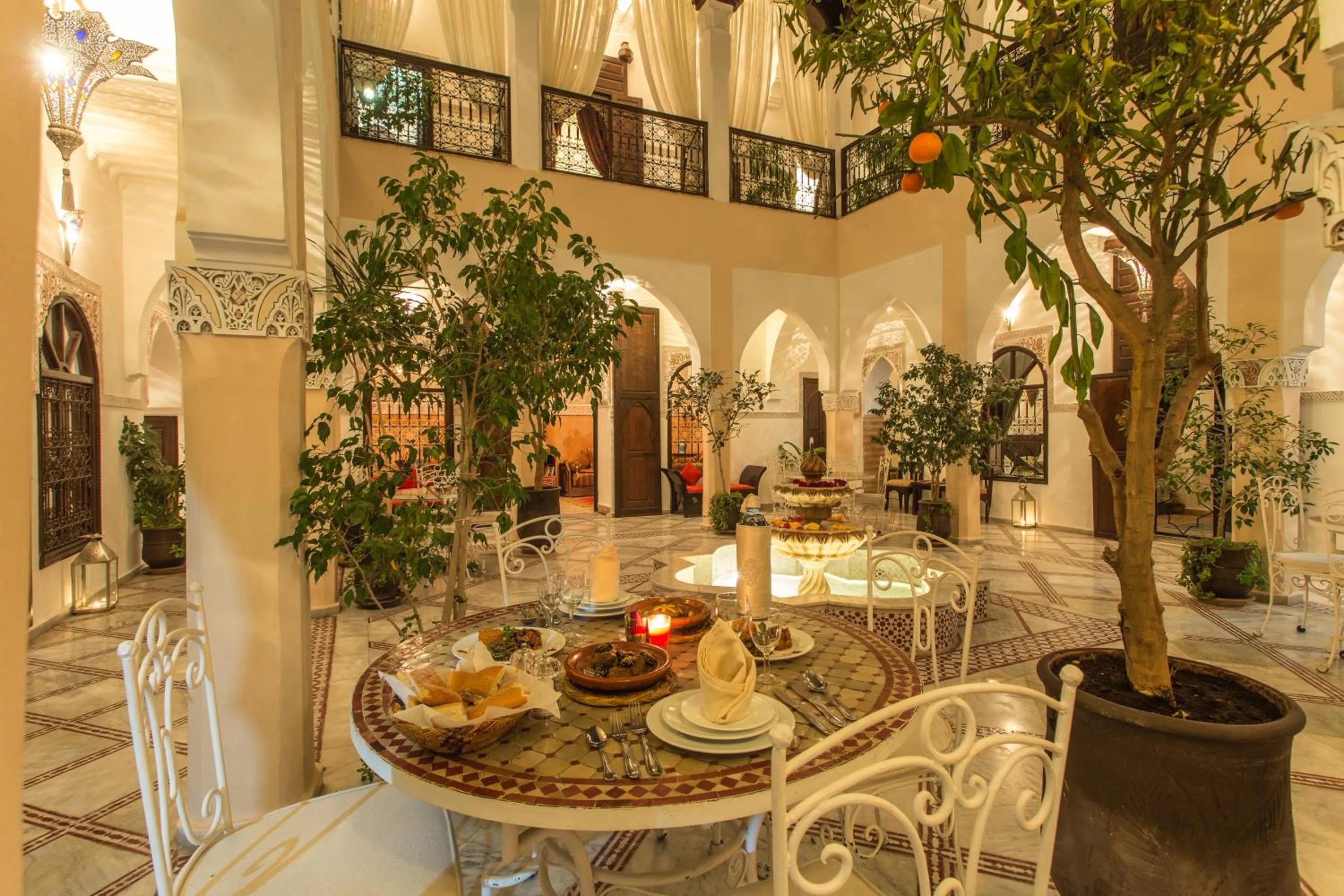 Patio in Riad Nasreen