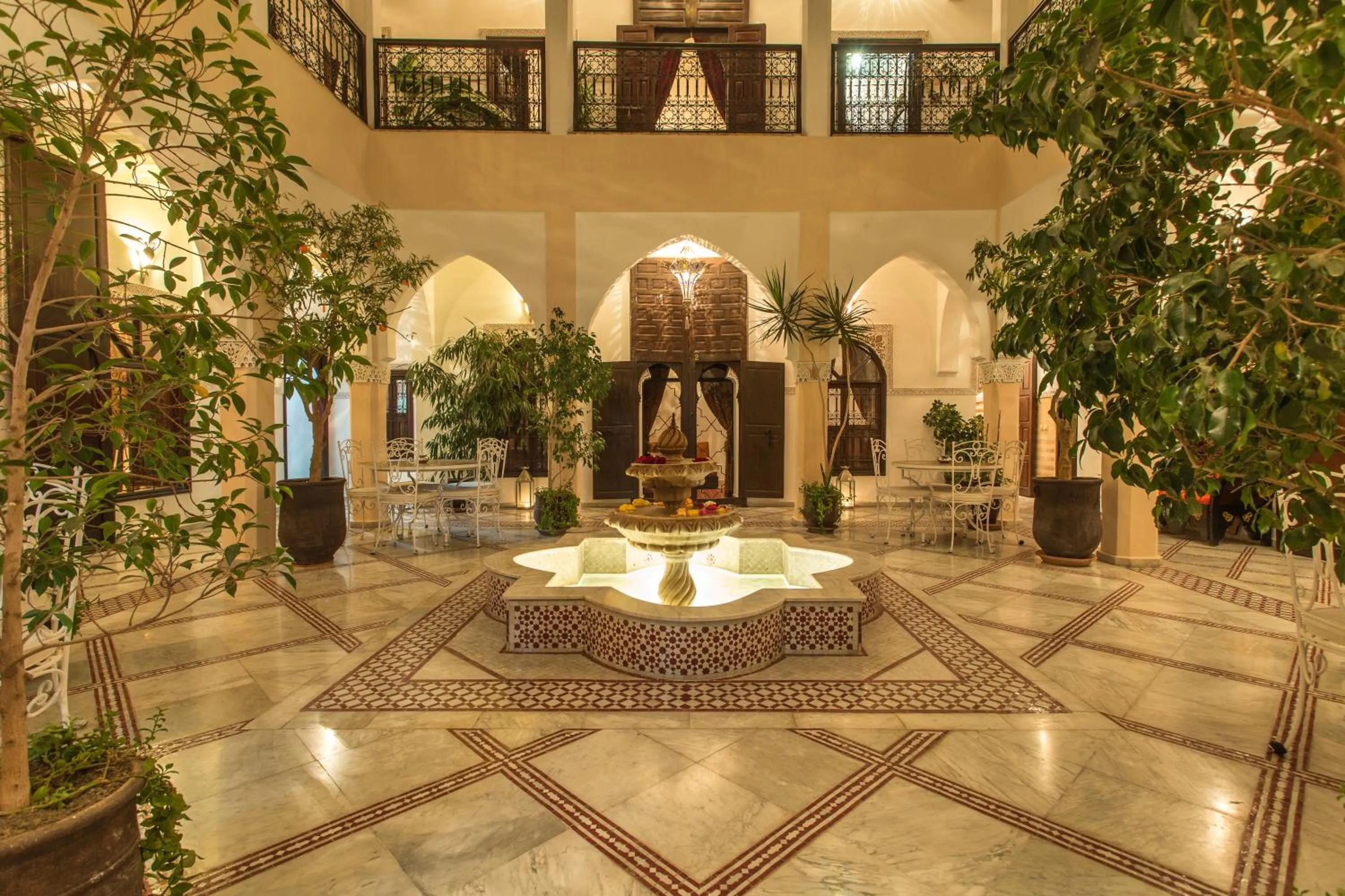 Patio in Riad Nasreen