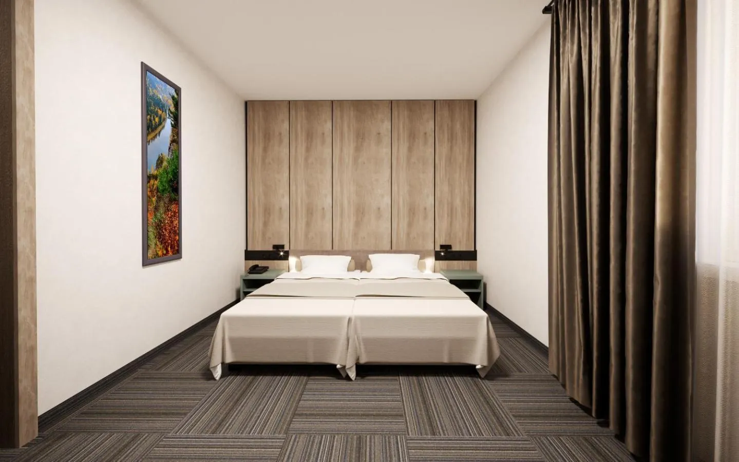 Bed in Drevny Grad Park-hotel