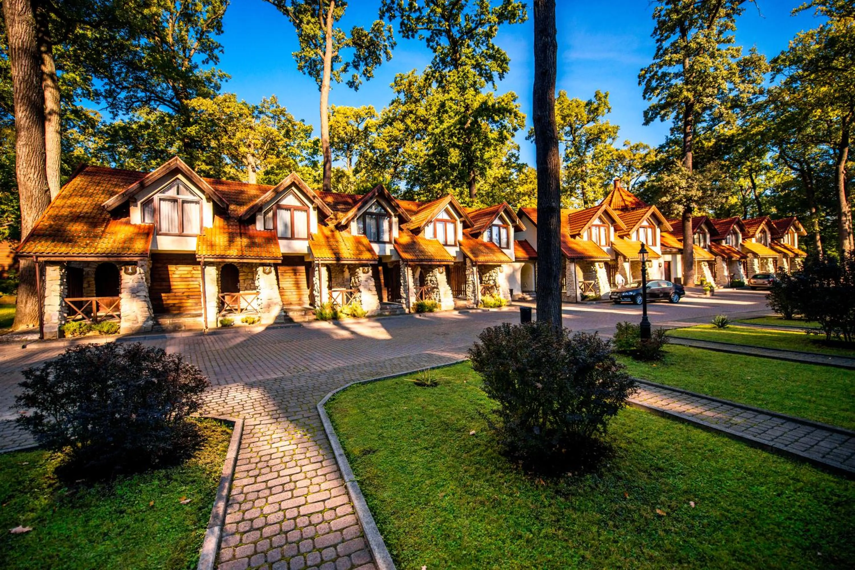 Property building in Drevny Grad Park-hotel