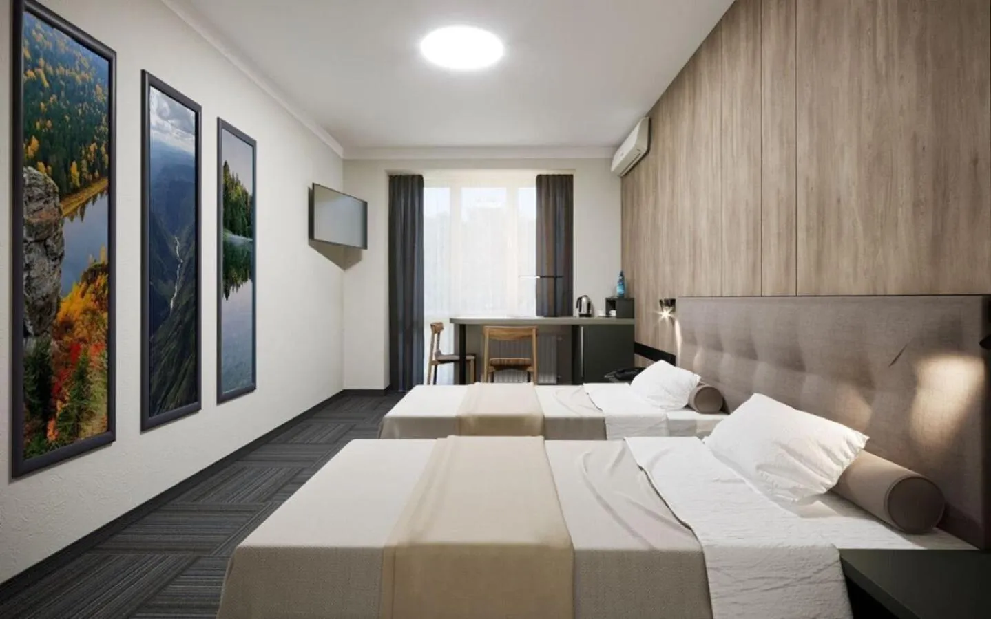 Bed in Drevny Grad Park-hotel