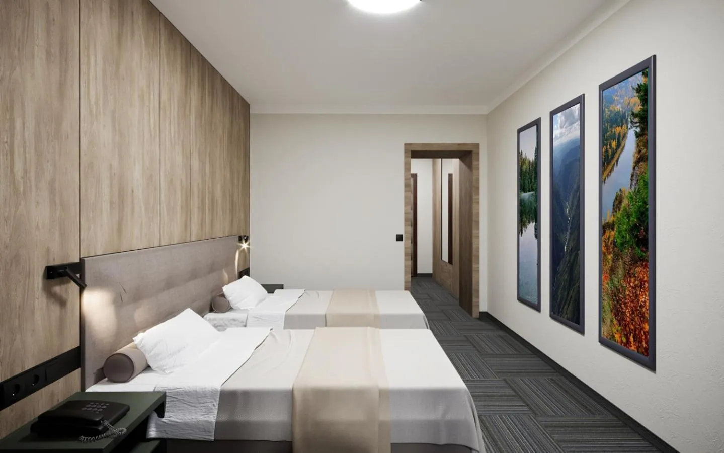 Bed in Drevny Grad Park-hotel