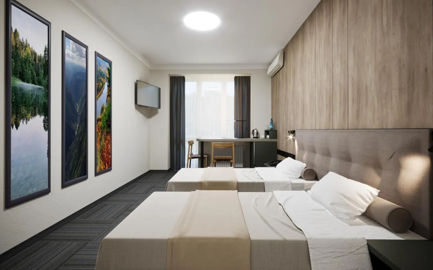 Bed in Drevny Grad Park-hotel