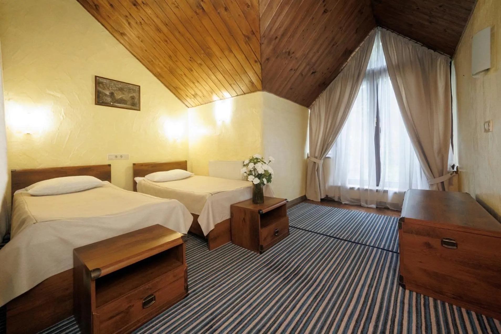 Bed in Drevny Grad Park-hotel