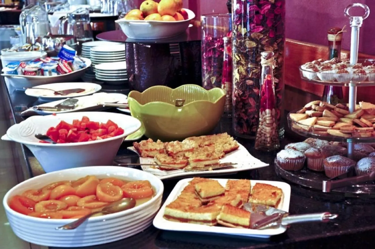 Buffet breakfast in Hotel Diego de Almagro Valdivia