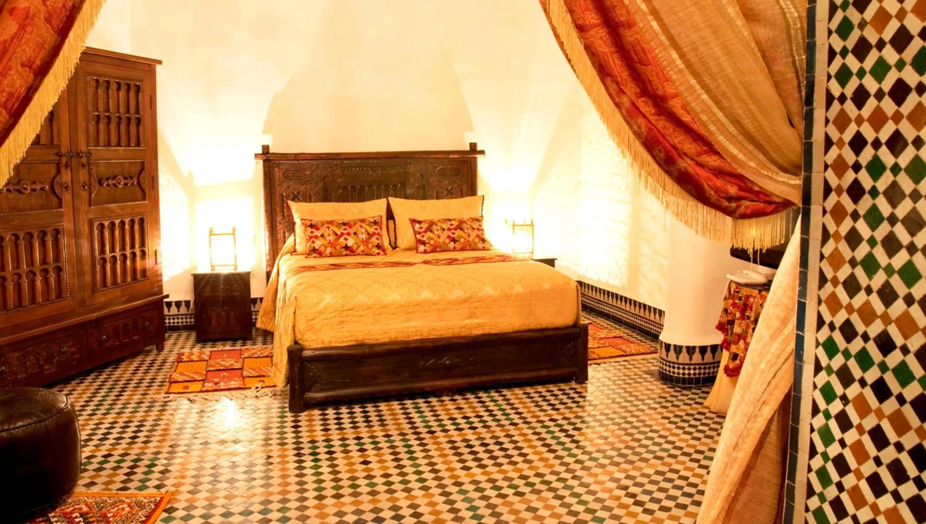 Bedroom, Bed in Riad-Boutique Borj Dhab Fez