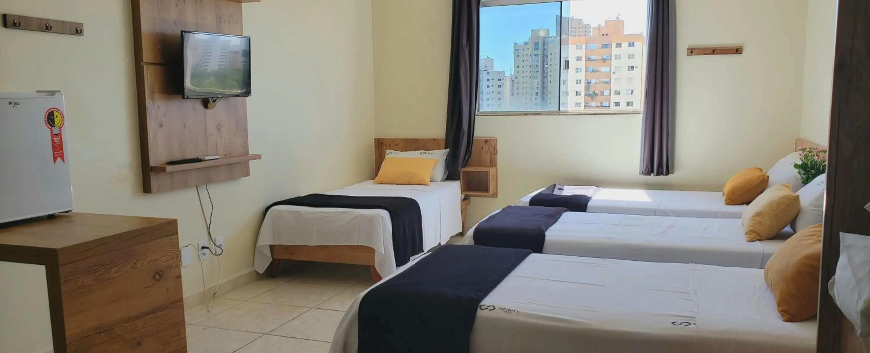 Bed in Infinity Hotel