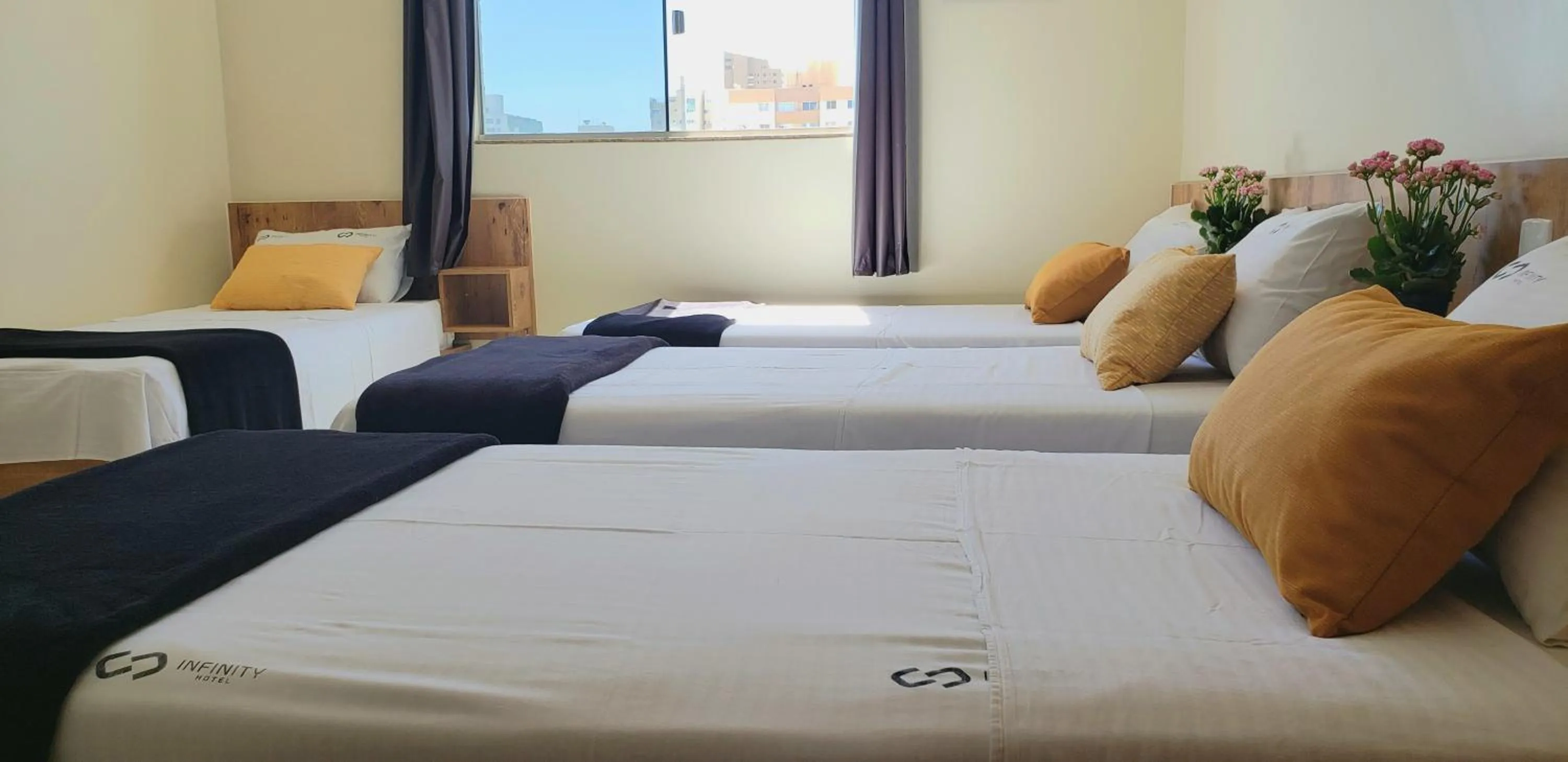 Bed in Infinity Hotel