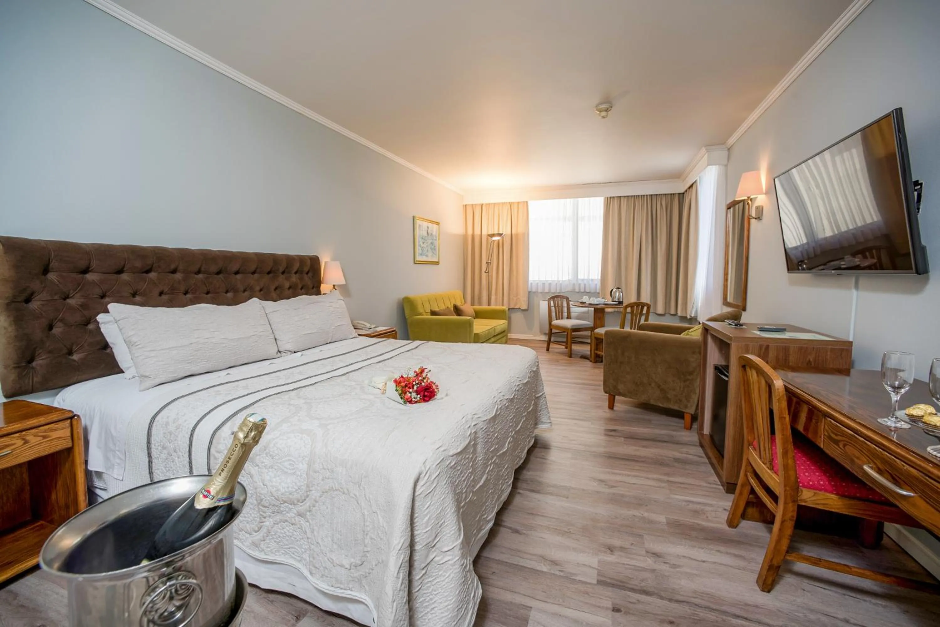 Bed in Hotel Diego de Almagro Concepción