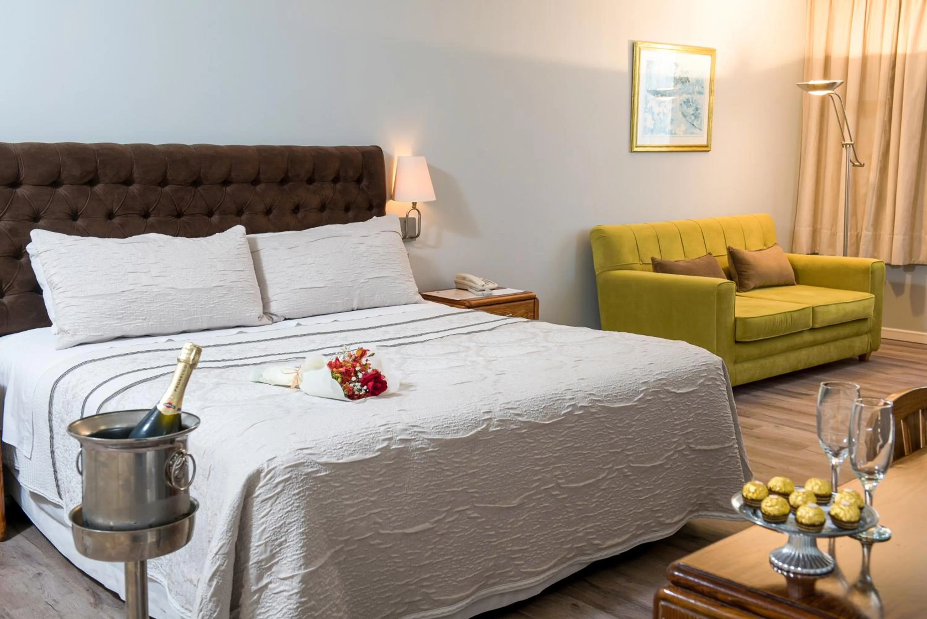 Bed in Hotel Diego de Almagro Concepción