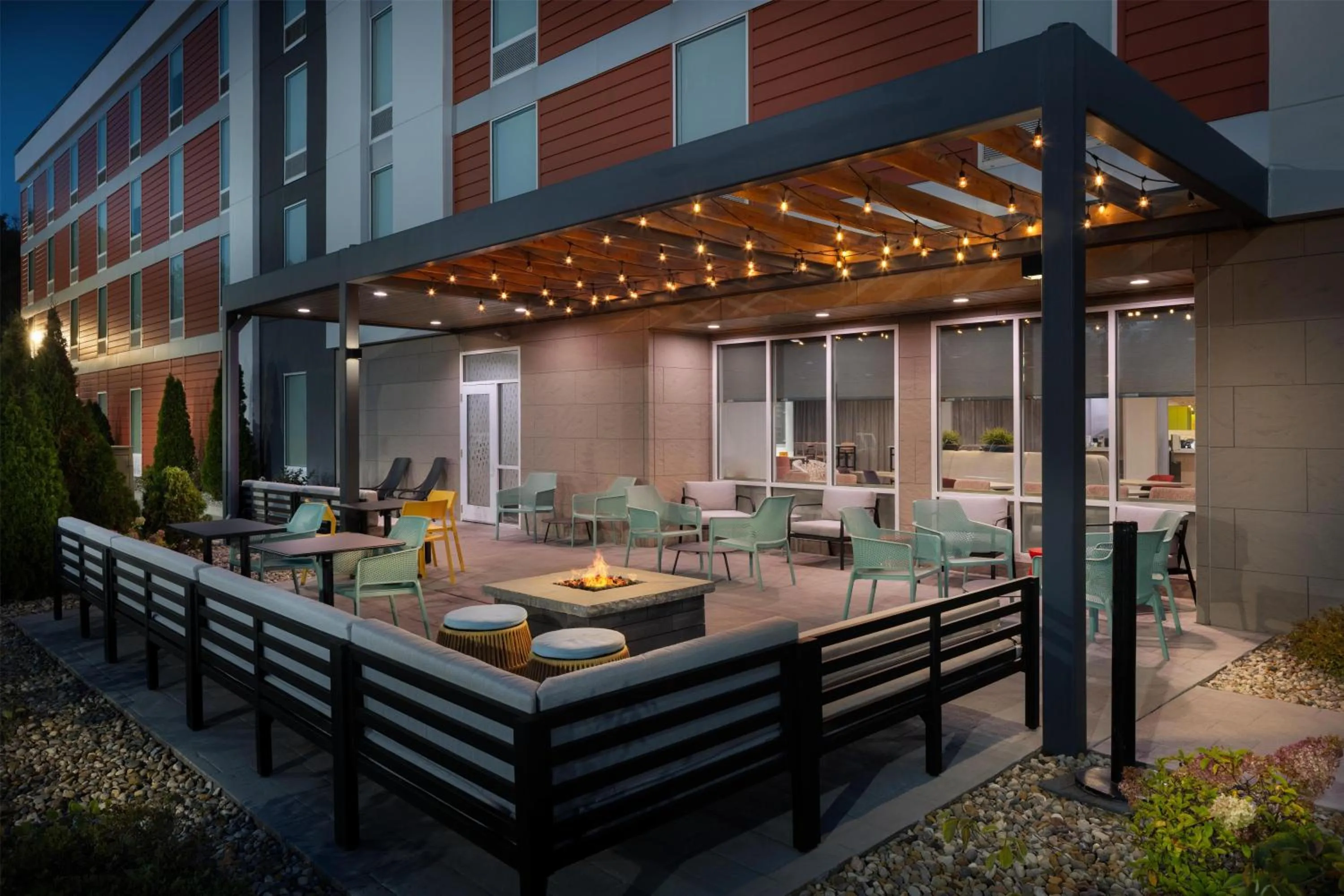 Patio in Home 2 Suites By Hilton Jackson