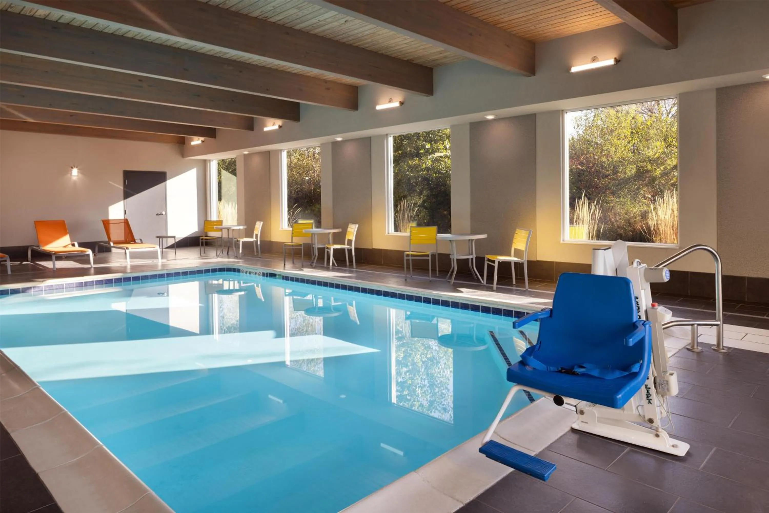 Pool view in Home 2 Suites By Hilton Jackson