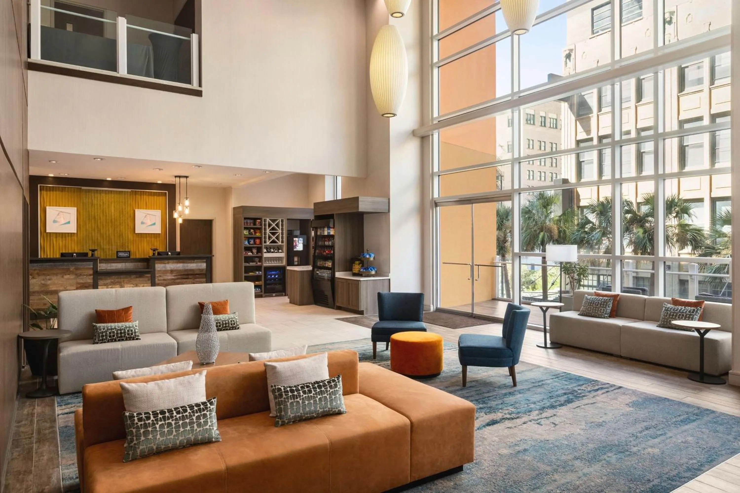 Lobby or reception in Hilton Garden Inn San Antonio Downtown Riverwalk