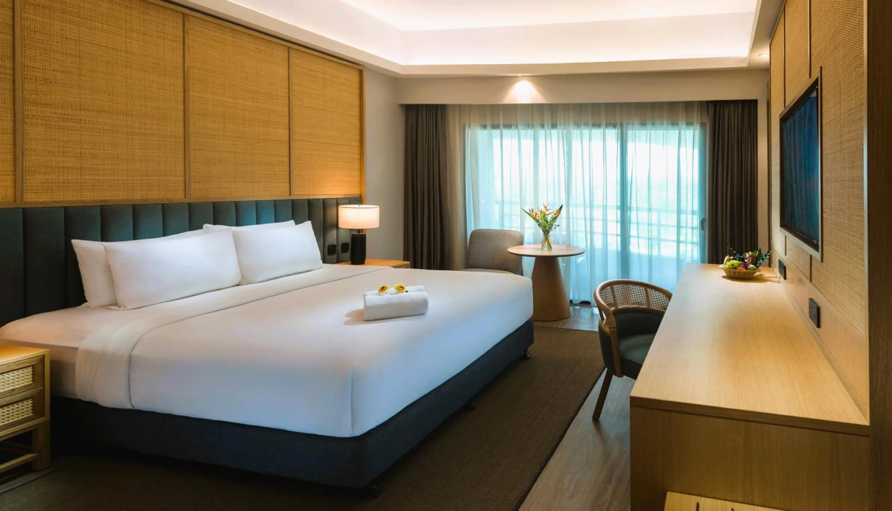 Bed in Swiss-Grand Beach Resort Kuantan