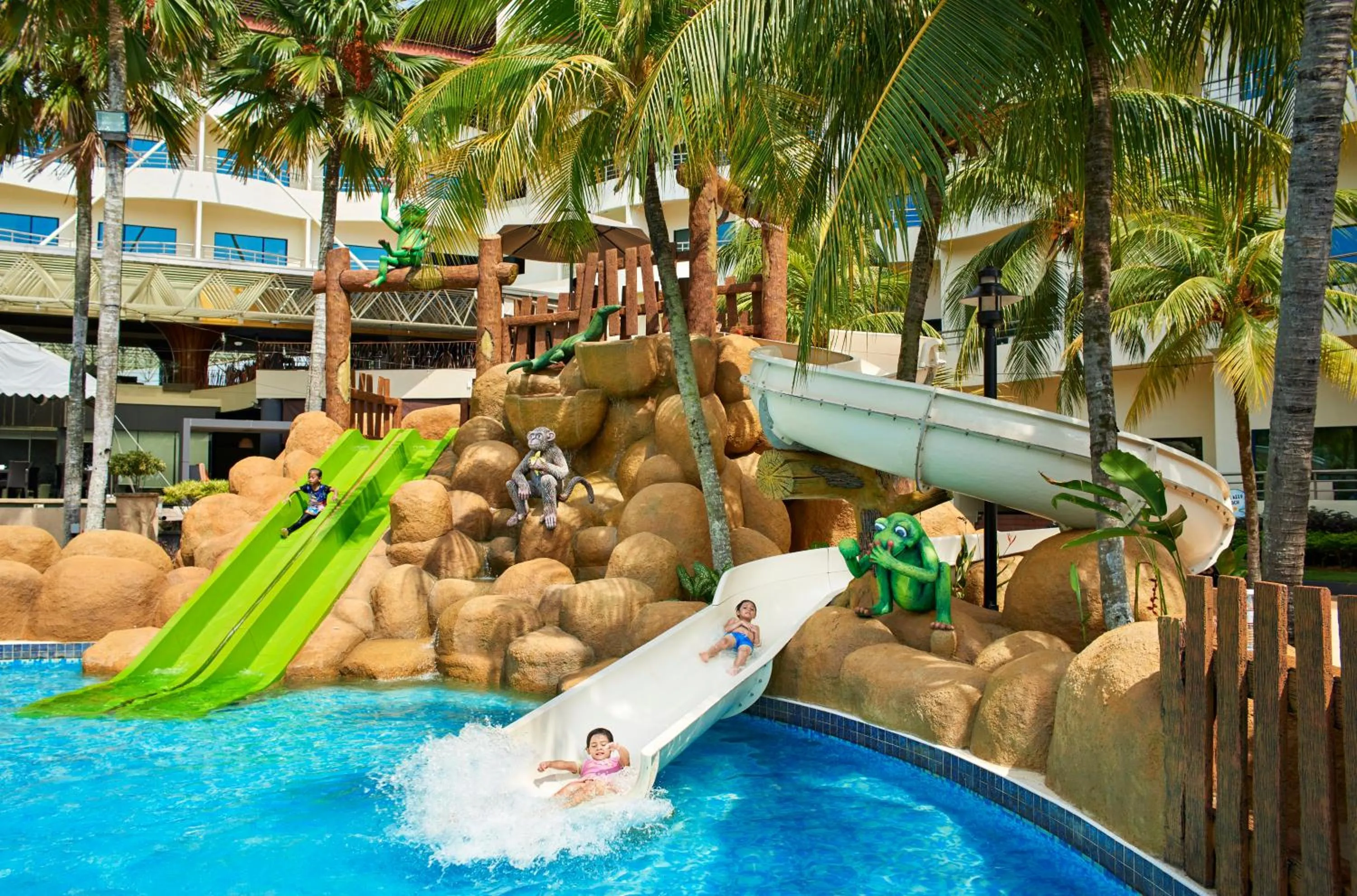 Children play ground in Swiss-Grand Beach Resort Kuantan