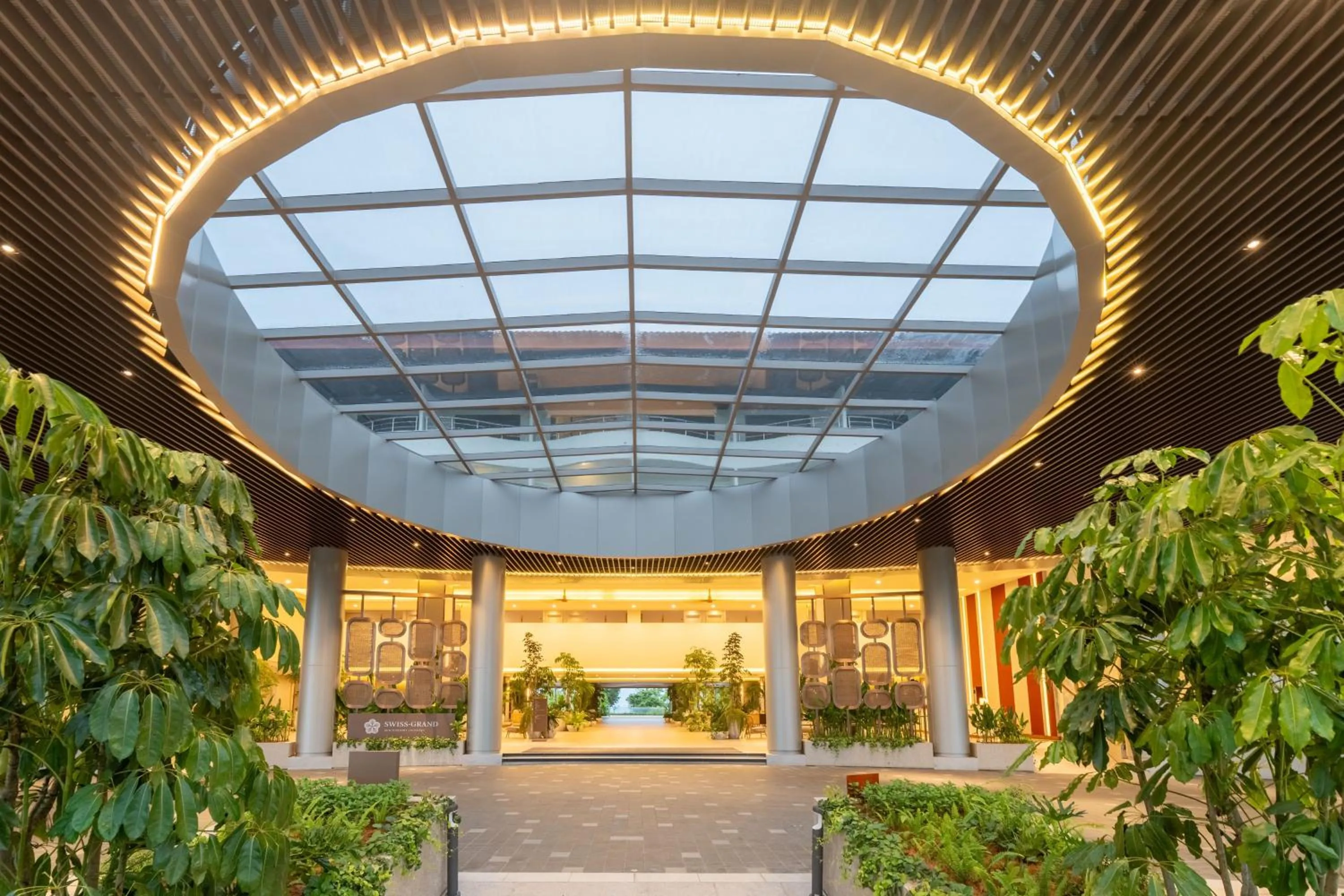 Facade/entrance in Swiss-Grand Beach Resort Kuantan