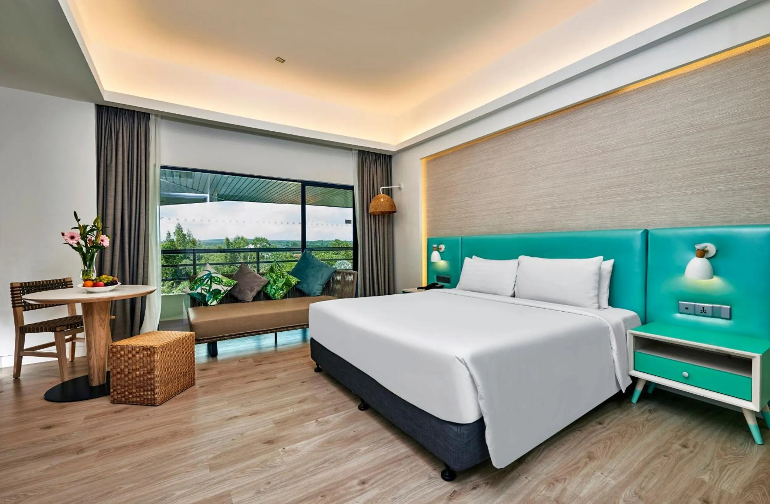 Bedroom, Bed in Swiss-Grand Beach Resort Kuantan