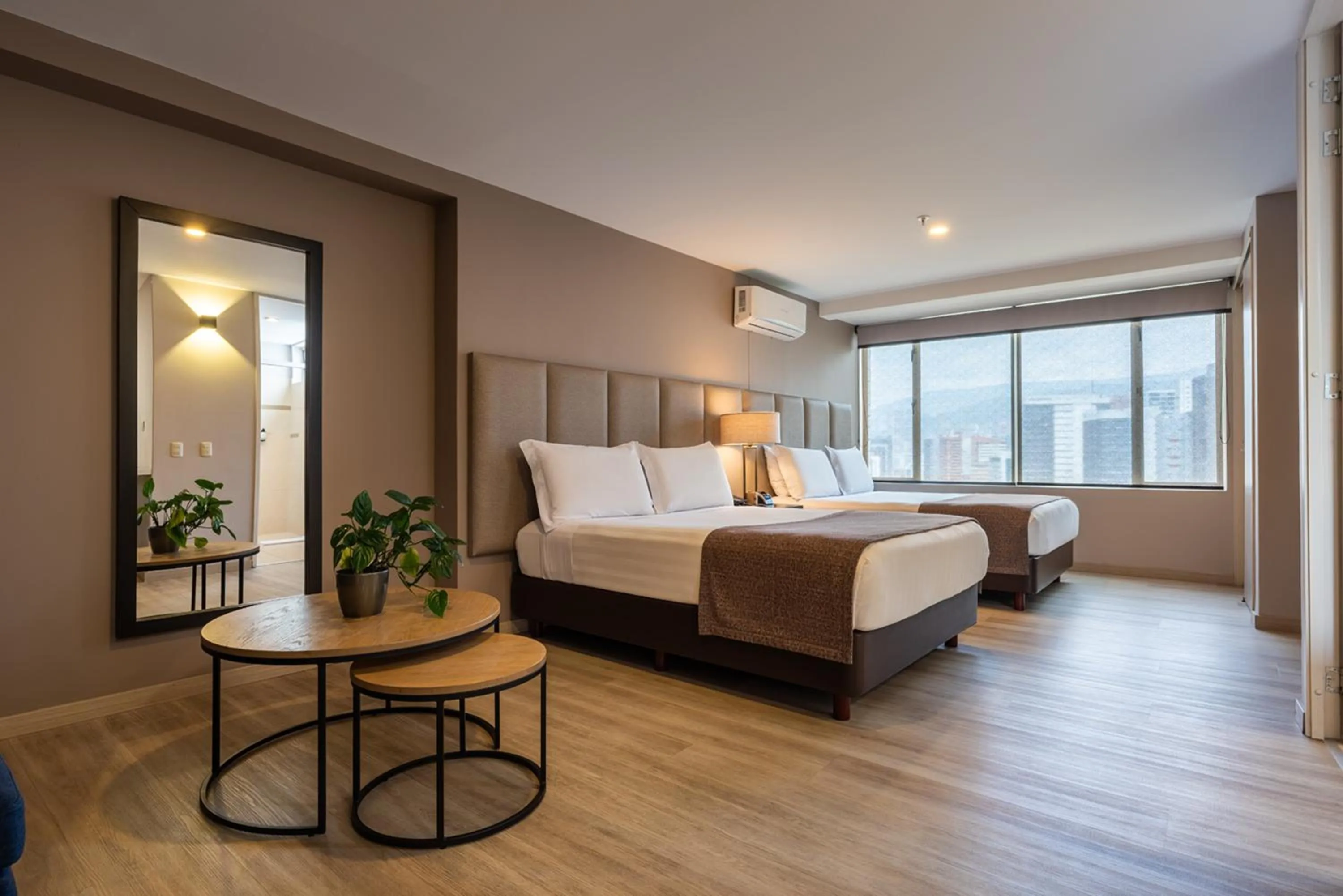 Bed in Estelar Apartamentos Medellin