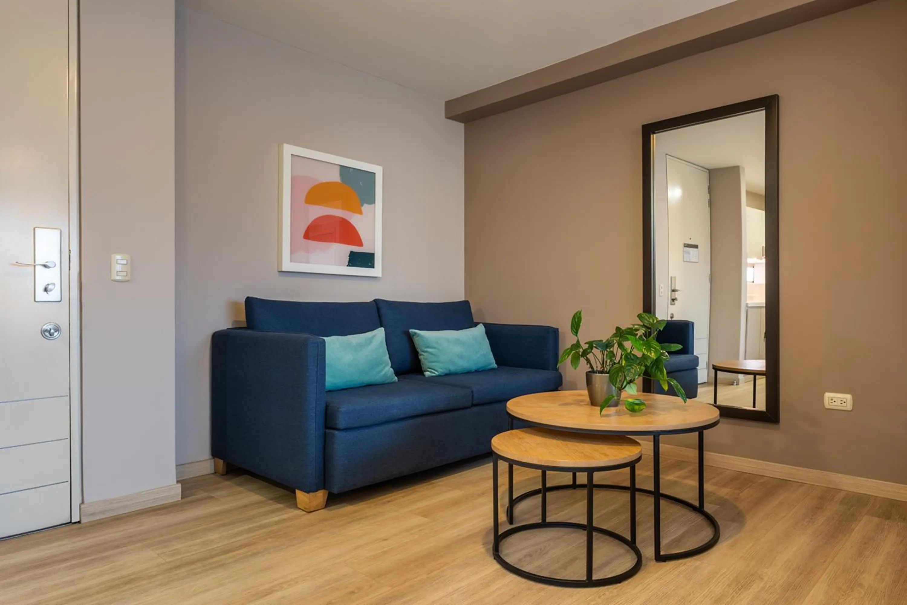 Living room in Estelar Apartamentos Medellin