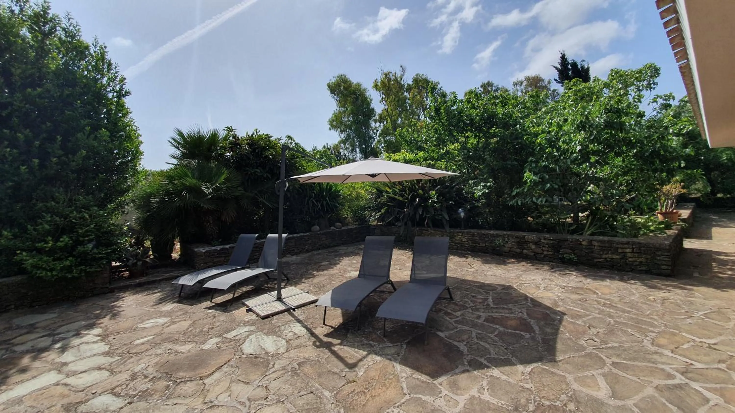 sunbed in Villa Canu