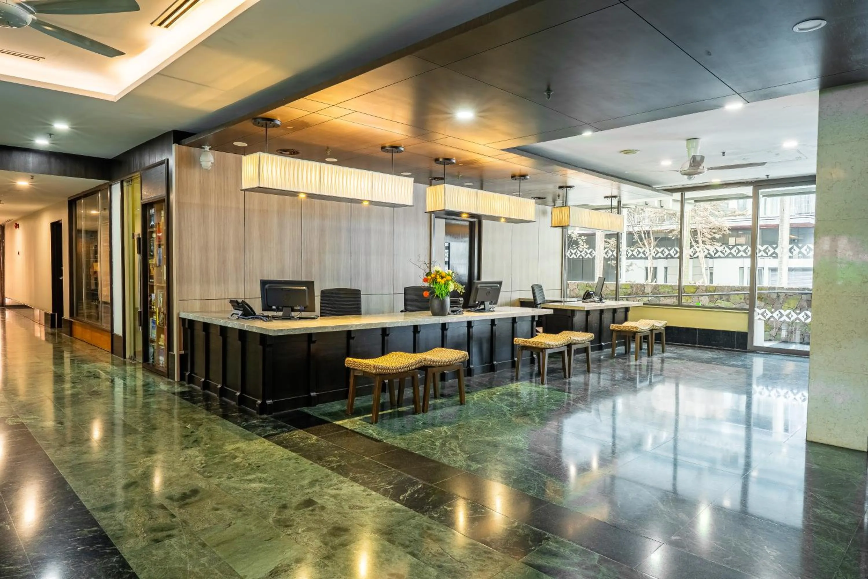 Lobby or reception in Micasa All Suites Hotel