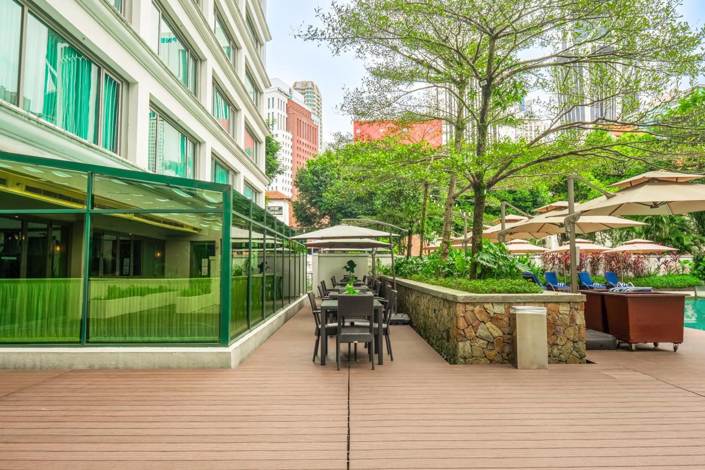 Swimming pool in Micasa All Suites Hotel